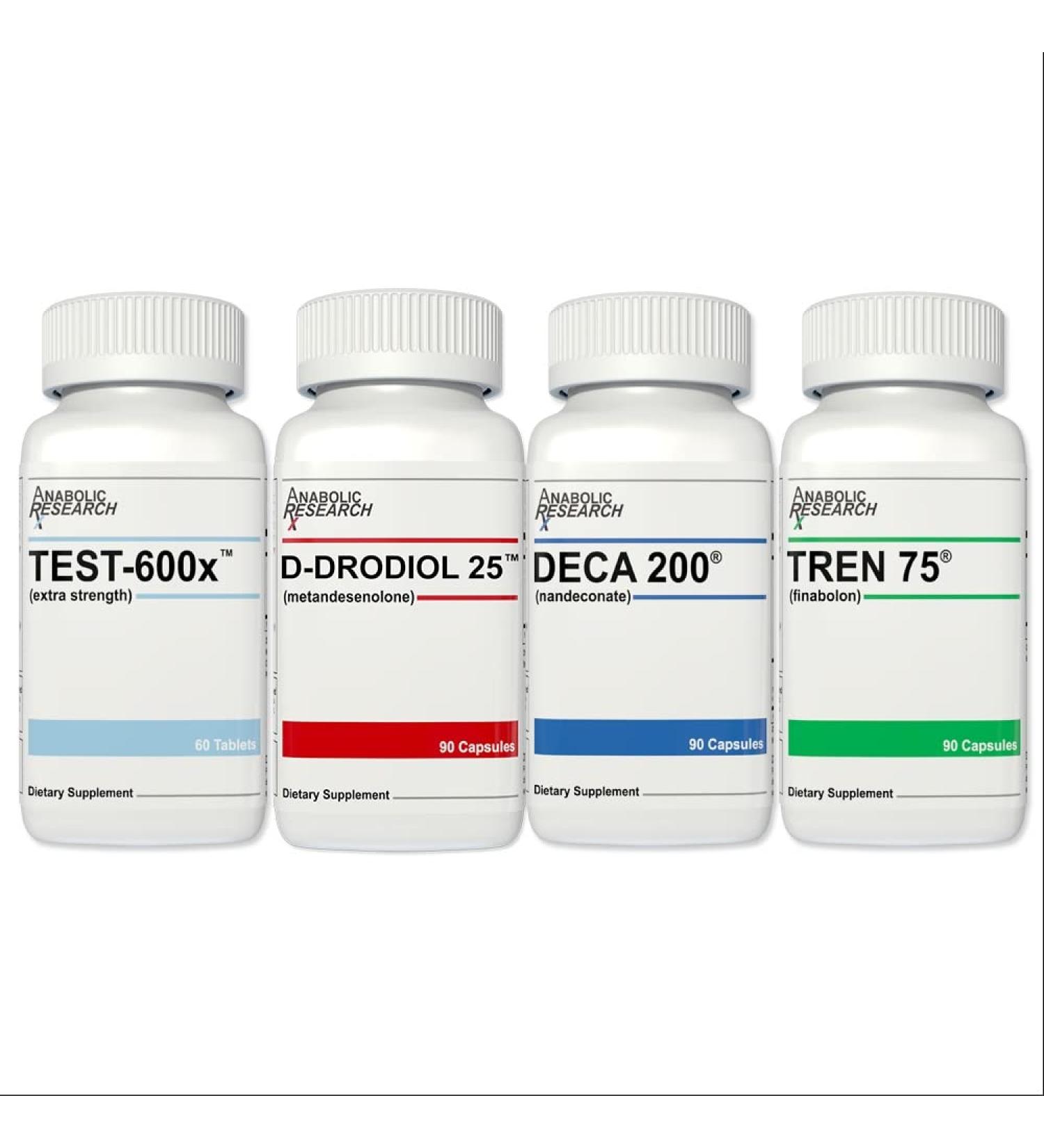 Mass Stack - 1 Month Supply | Test-600x D-Dodriol 25 Deca 200 Tren 75 | International Shipping Available - Buy Online on GoSupps.com