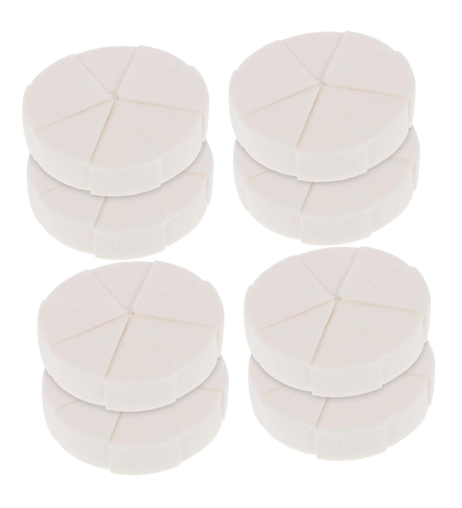 Buy Minkissy 8 Sets Triangular Makeup Sponges - Cosmetic Puff Applicators for Flawless Foundation & Contouring | International Shipping Available - Buy Online on GoSupps.com