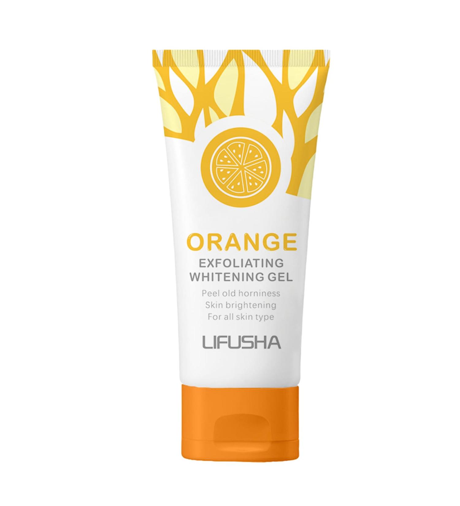 Orange Privates Intimate Skin Lightening Exfoliator Natural Rejuvenating Moisturizing Body Scrub Gentle Undiluted 50g for Full Body Face Hands and Feet Aokley - Buy Online on GoSupps.com