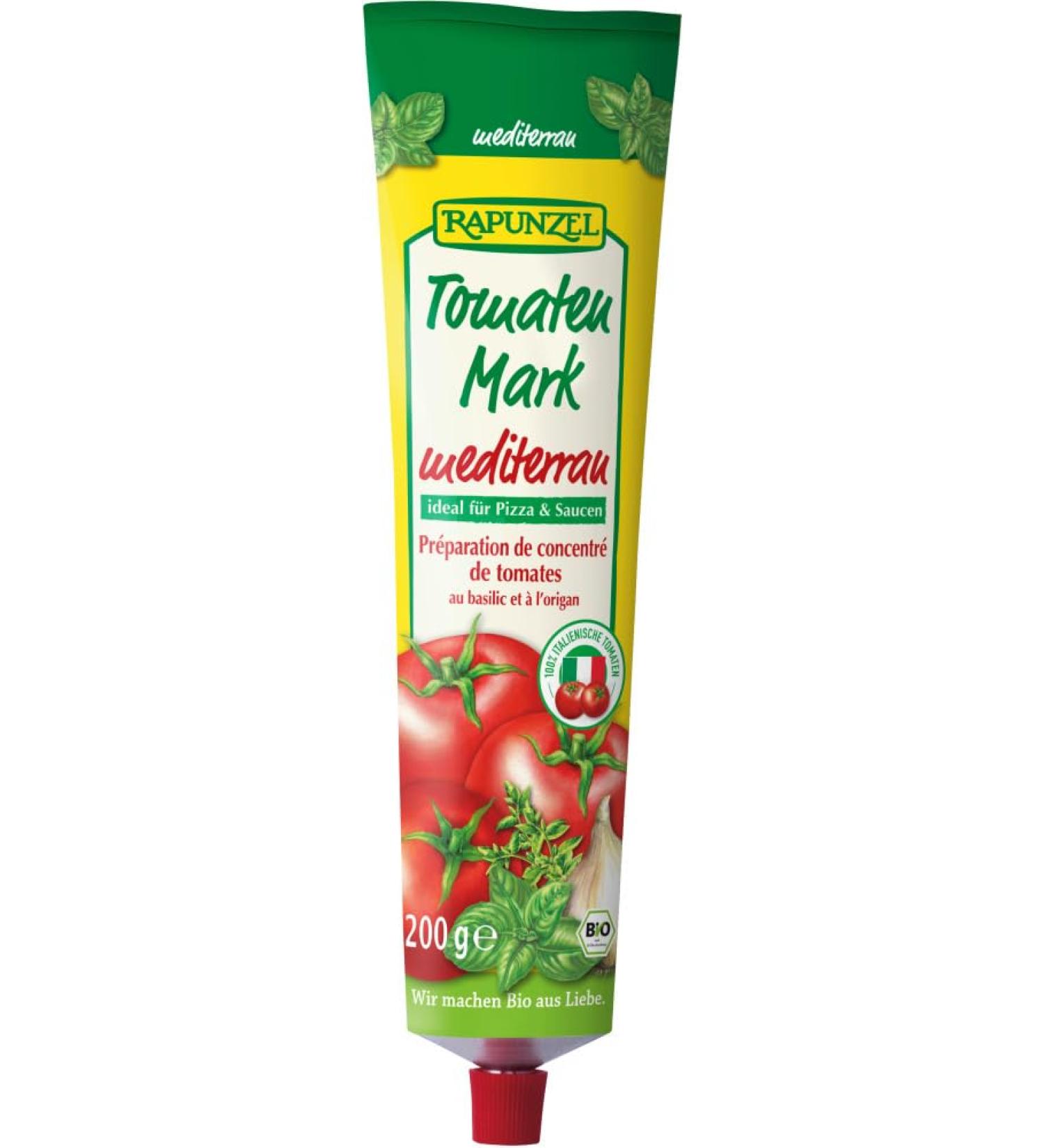 Rapunzel Rapunzel Organic Mediterranean Tomato Paste in a tube (6 x 200 g)