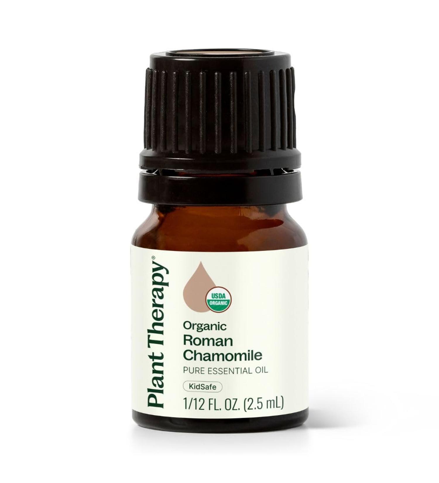 Plant Therapy Organic Roman Chamomile Essential Oil 2.5 mL (1/12 oz) 100% Pure Undiluted USDA Certified Organic Natural Aromatherapy for Relaxation and Stress Relief - Buy Online on GoSupps.com