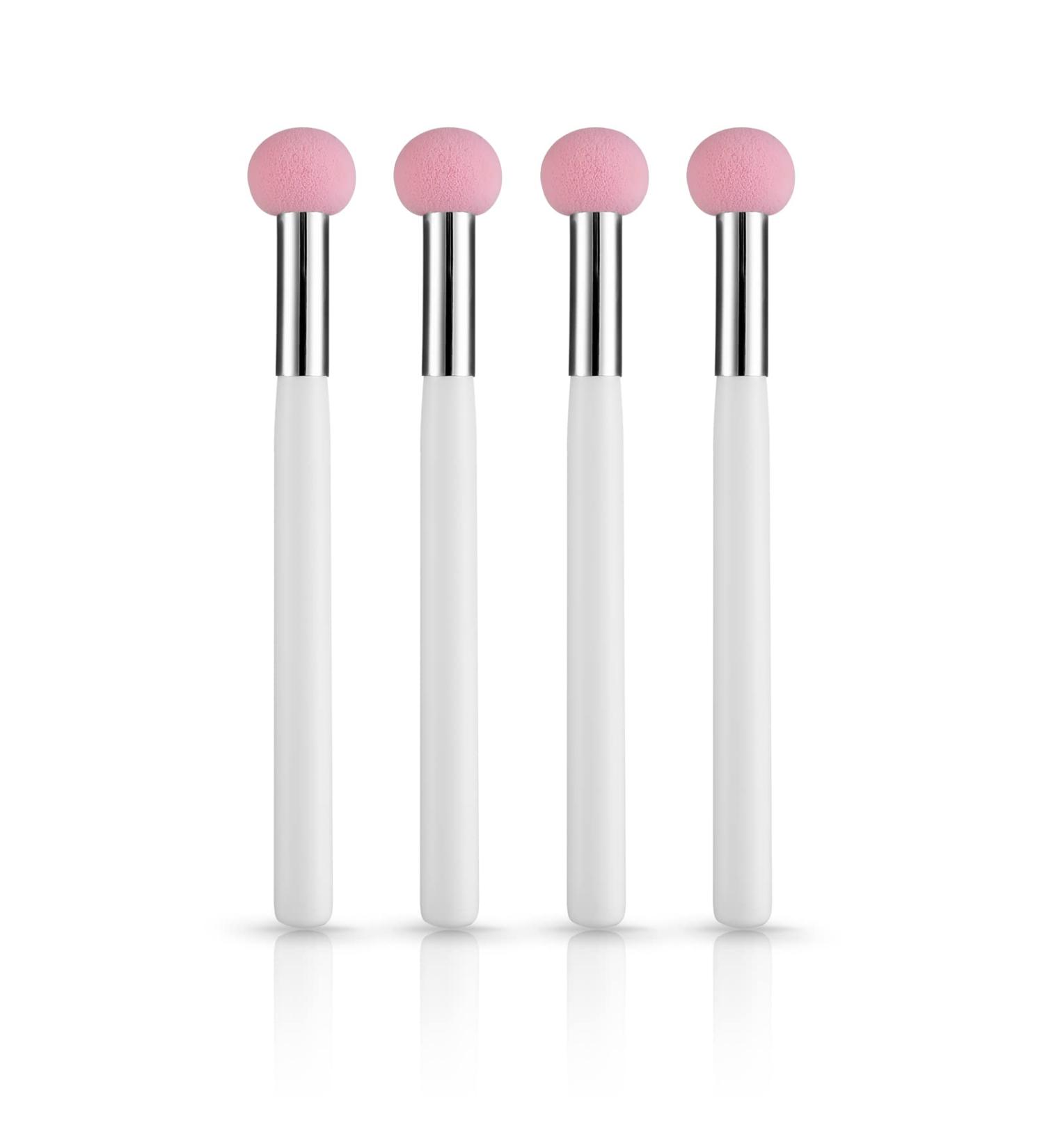 Wllhyf 4-Piece Makeup Brush & Sponge Set | Professional Foundation Concealer Liquid Eyeshadow Applicators | Beauty Blender Tool for Flawless Makeup - Buy Online on GoSupps.com