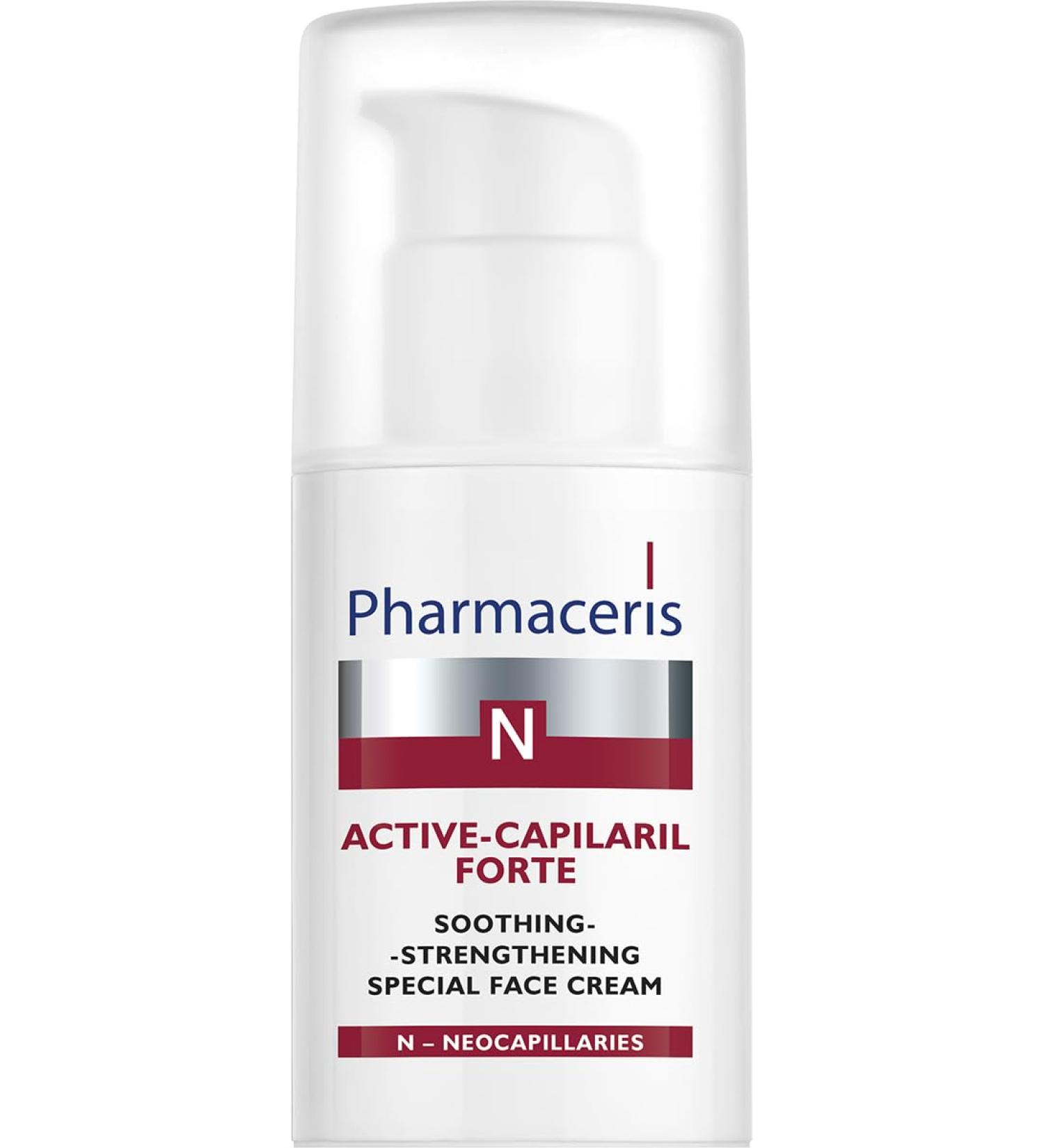 Pharmaceris N Active-Capilaril Soothing Face Cream Reduces Redness Face Moisturiser for Couperose Skin D-Panthenol Shea Butter - 30 ml - Buy Online on GoSupps.com