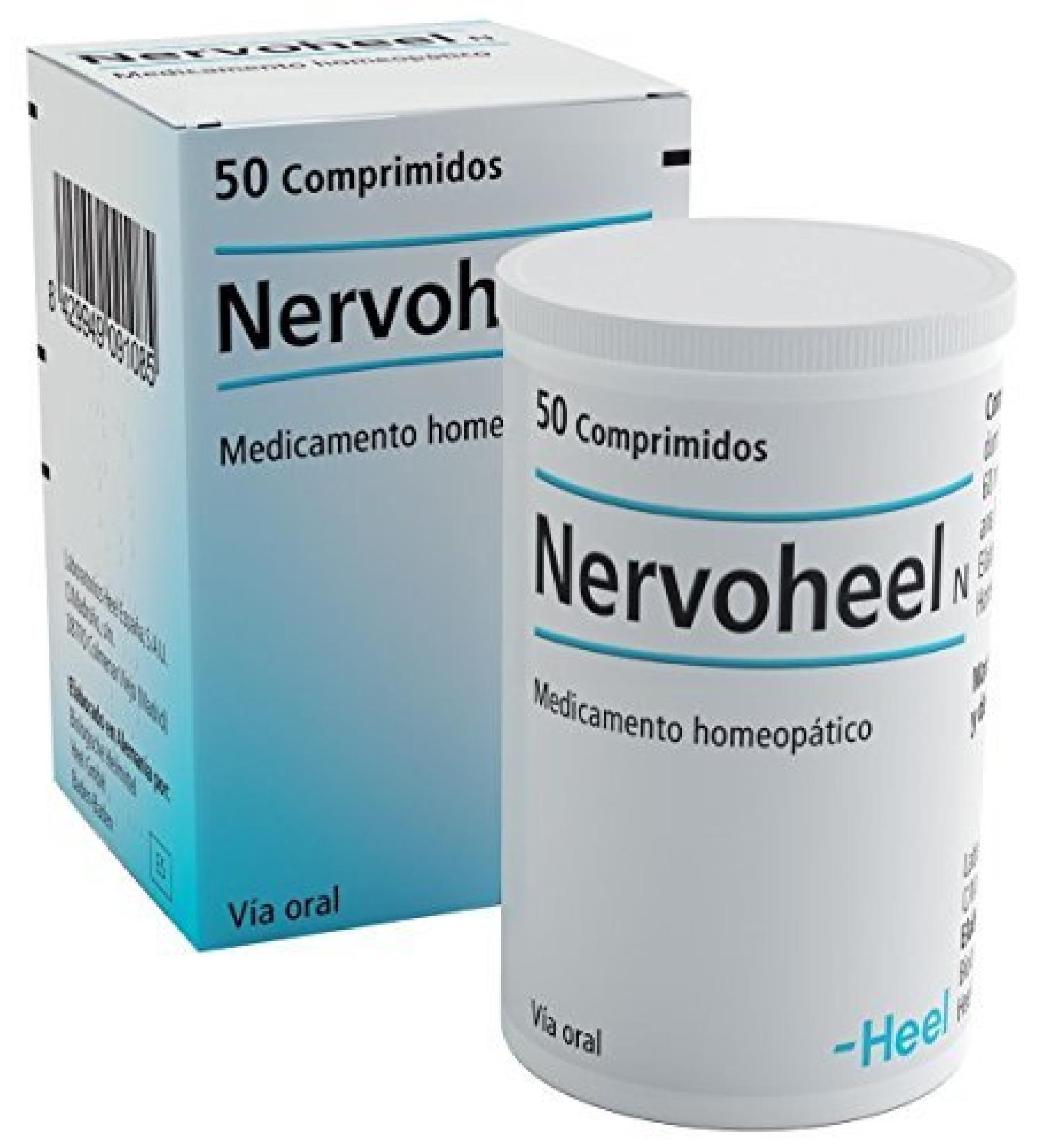 NERVOHEEL N -50 tab Relieve stress Anxiety Nervousness Sleep Disorders Menopause by Heel Inc.