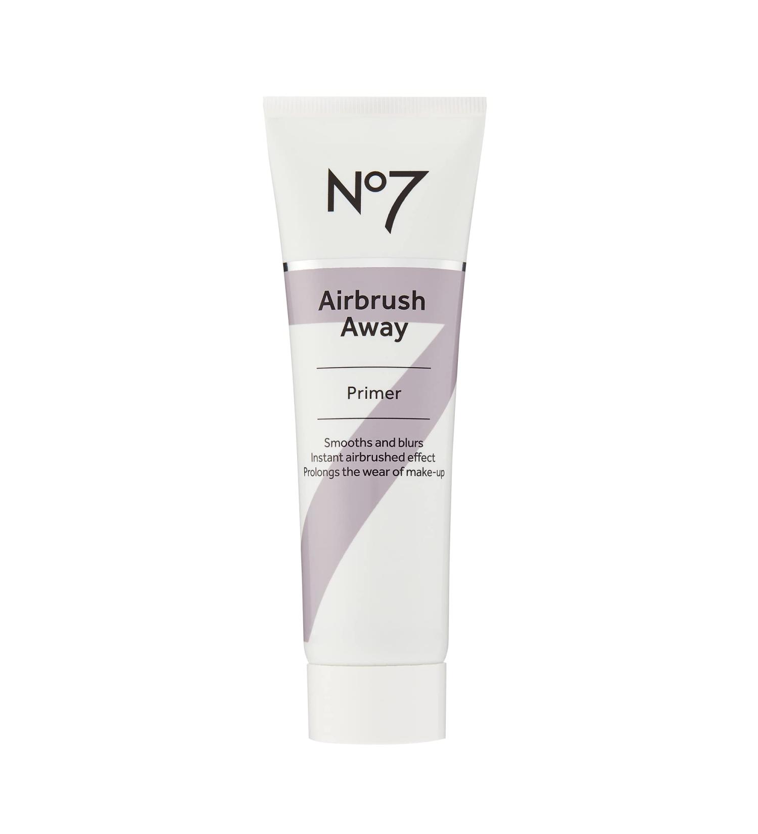 No7 Hydrating Airbrush Away Primer with Hyaluronic Acid - Smooth Fine Lines & Wrinkles - 30ml - Buy Online on GoSupps.com