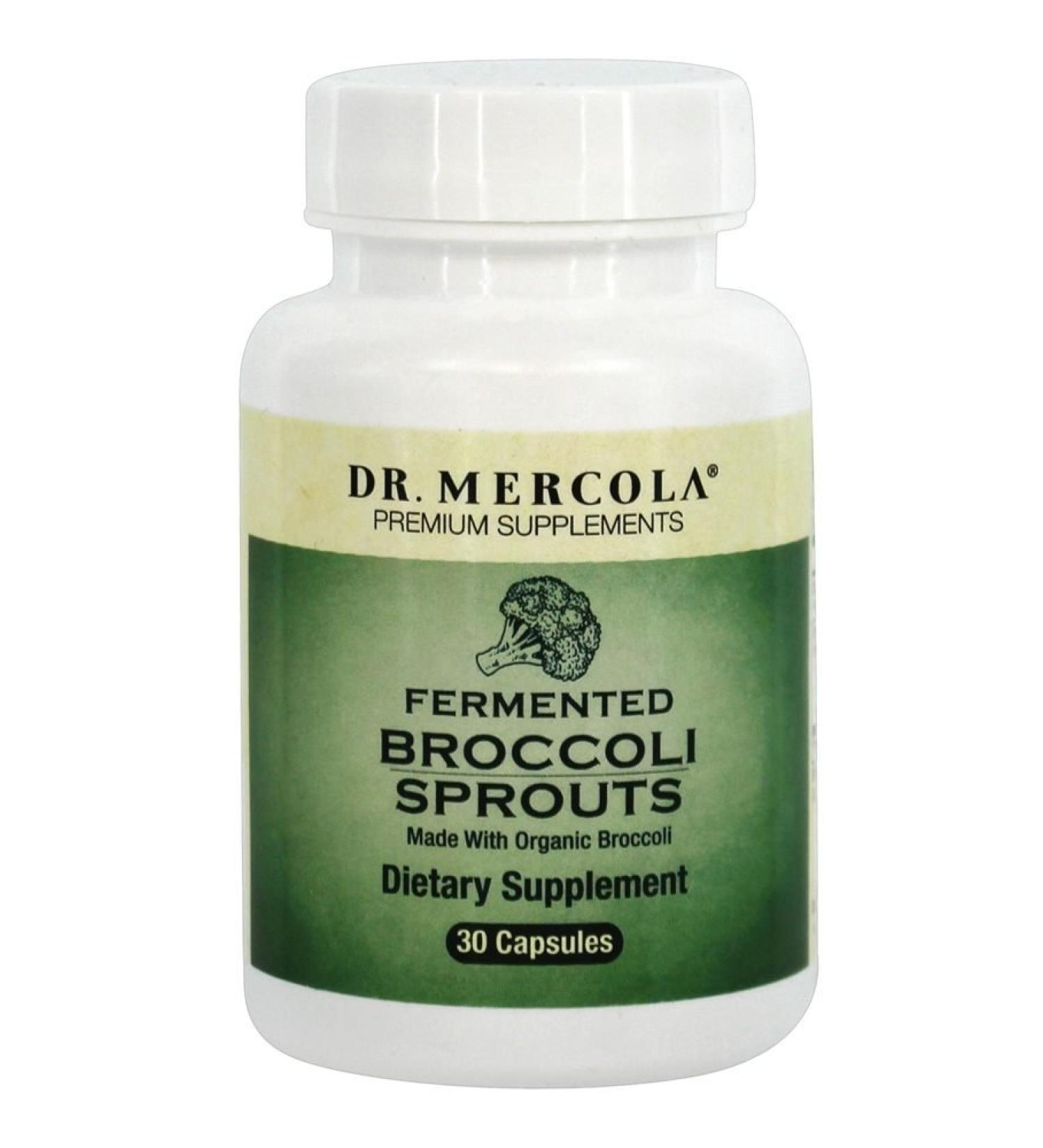 Dr. Mercola Fermented Broccoli Sprouts - 30 Capsules for Health Benefits - Buy Online on GoSupps.com