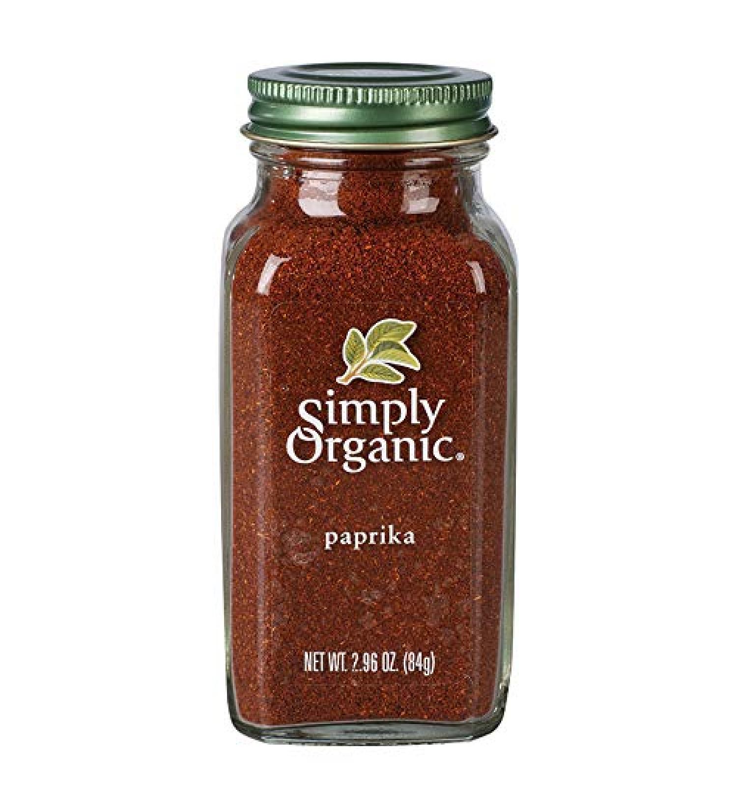 Simply Organic Ground Paprika, 2.96 ounce | Capsicum annuum 2.96 Ounce (Pack of 1)