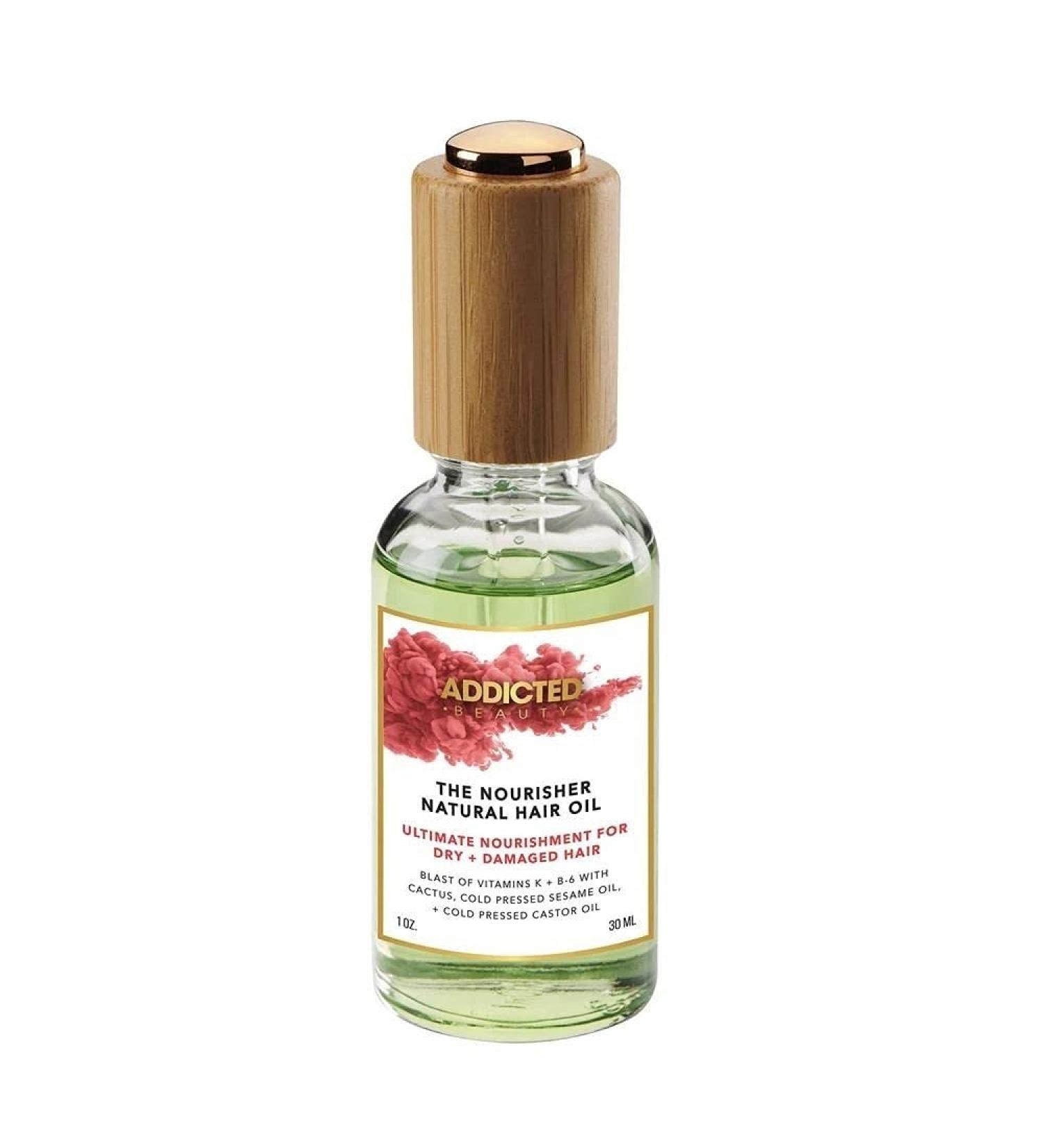Natural Cactus Nourishing Hair Oil - Deep Hydration & Repair | The Nourisher - Buy Online on GoSupps.com
