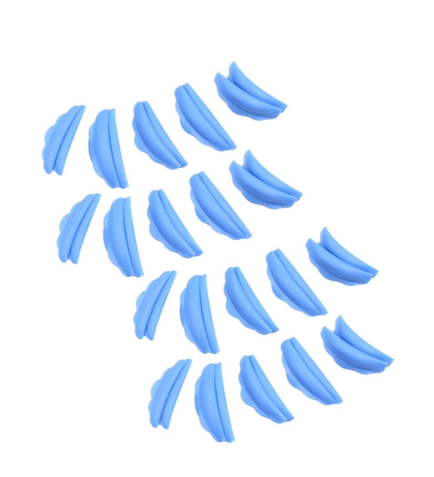 RIYAN 20 Pairs Eyelash Lift Silicone Pads Set Eye Lash Extension Lift Perming Kit Tool Curl Pads(Blue) - Buy Online on GoSupps.com