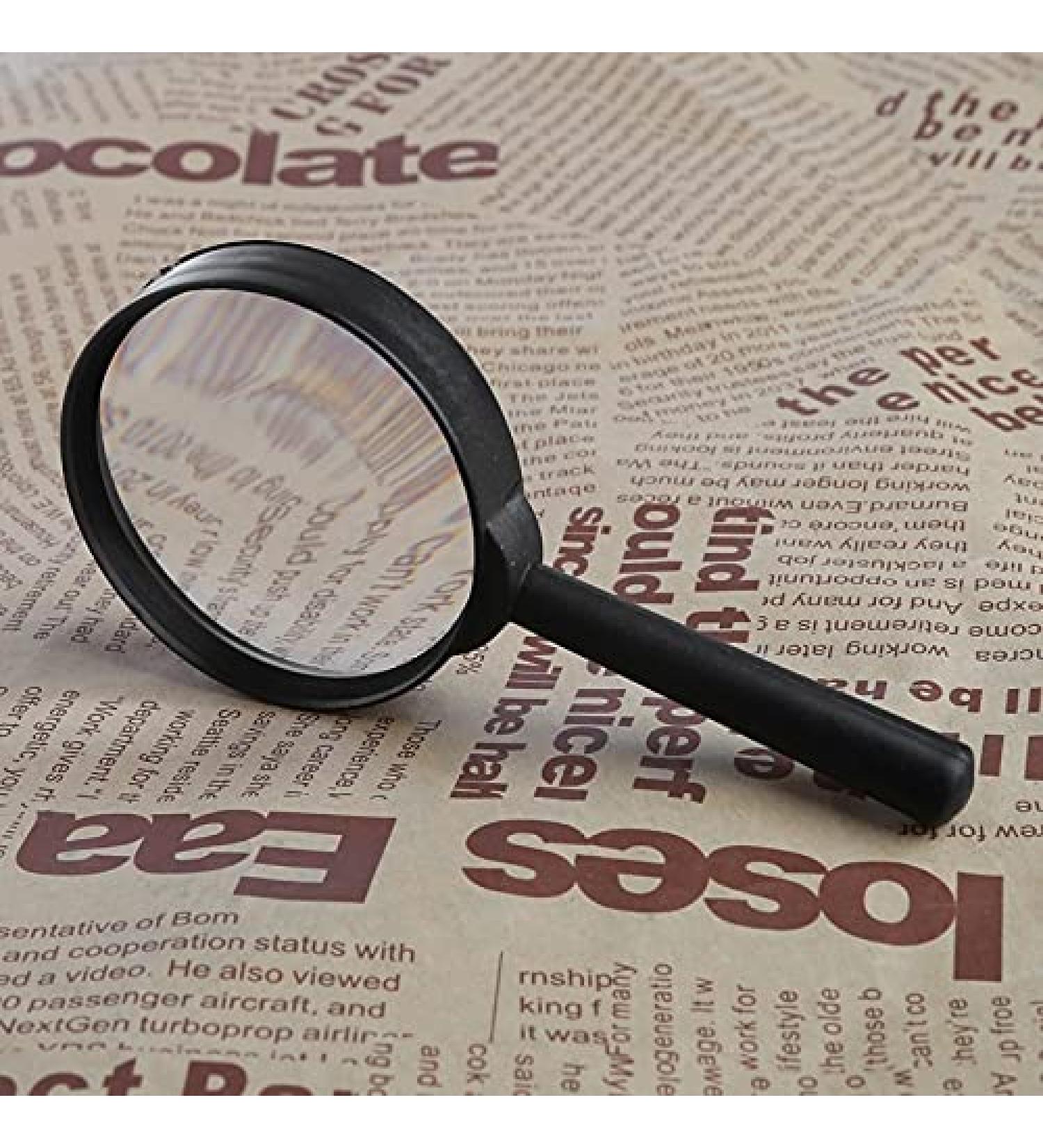 Magnifying Magnifier 60mm Hand Held 5X Magnifying Loupe Reading Glass Lens G8TB Good Times - Buy Online on GoSupps.com