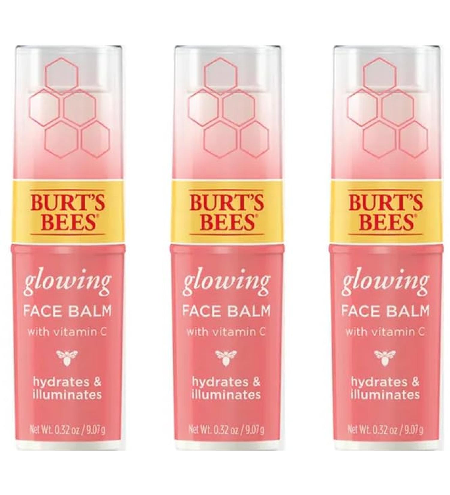 Burt's Bees Glowing Face Balm With Vitamin C - 3 Pack