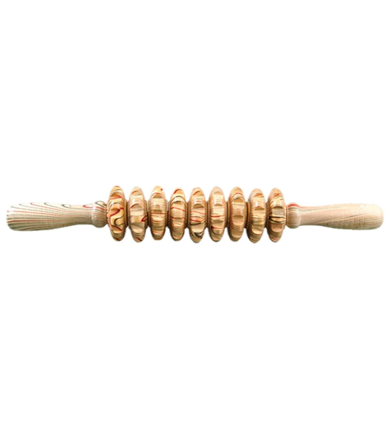 Sakamura Wooden Massage Tool | Multi-Purpose Body Shaping Stick for Fascia Cellulite & Muscle Relief - Buy Online on GoSupps.com
