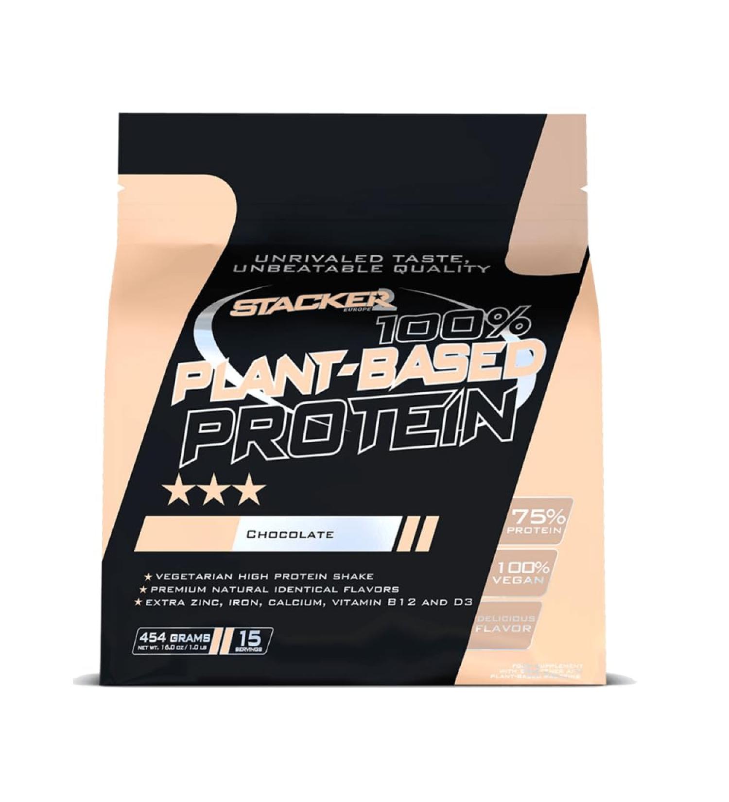 STACKER 2 Stacker2 100% Plant-Based Protein (454g) Chocolate