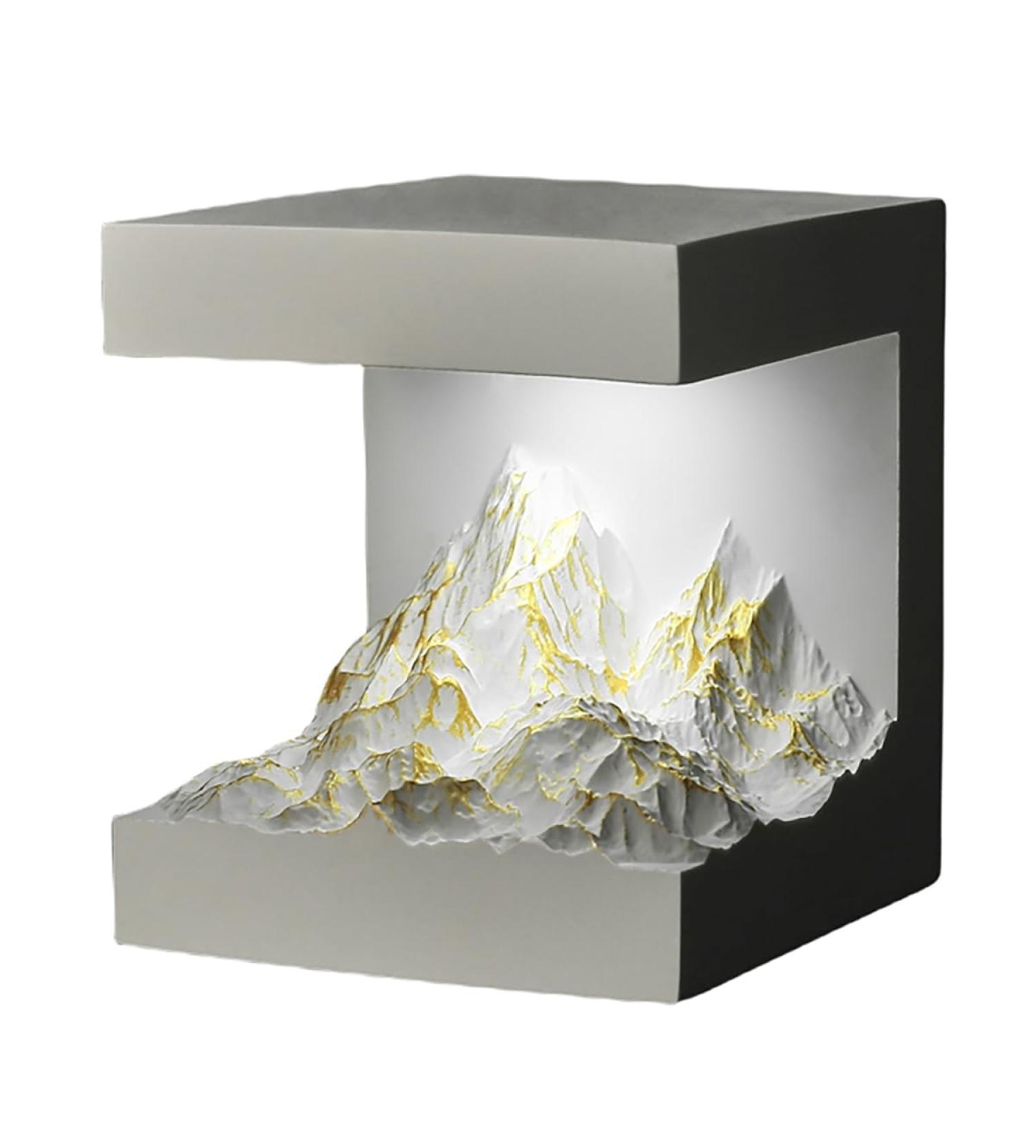 Buy Upgraded Aromatherapy Diffuser with 3D Mountain Night Light - Perfect Essential Oil Diffuser for Home & Office | Ideal Gift for Ladies & Gentlemen - Buy Online on GoSupps.com