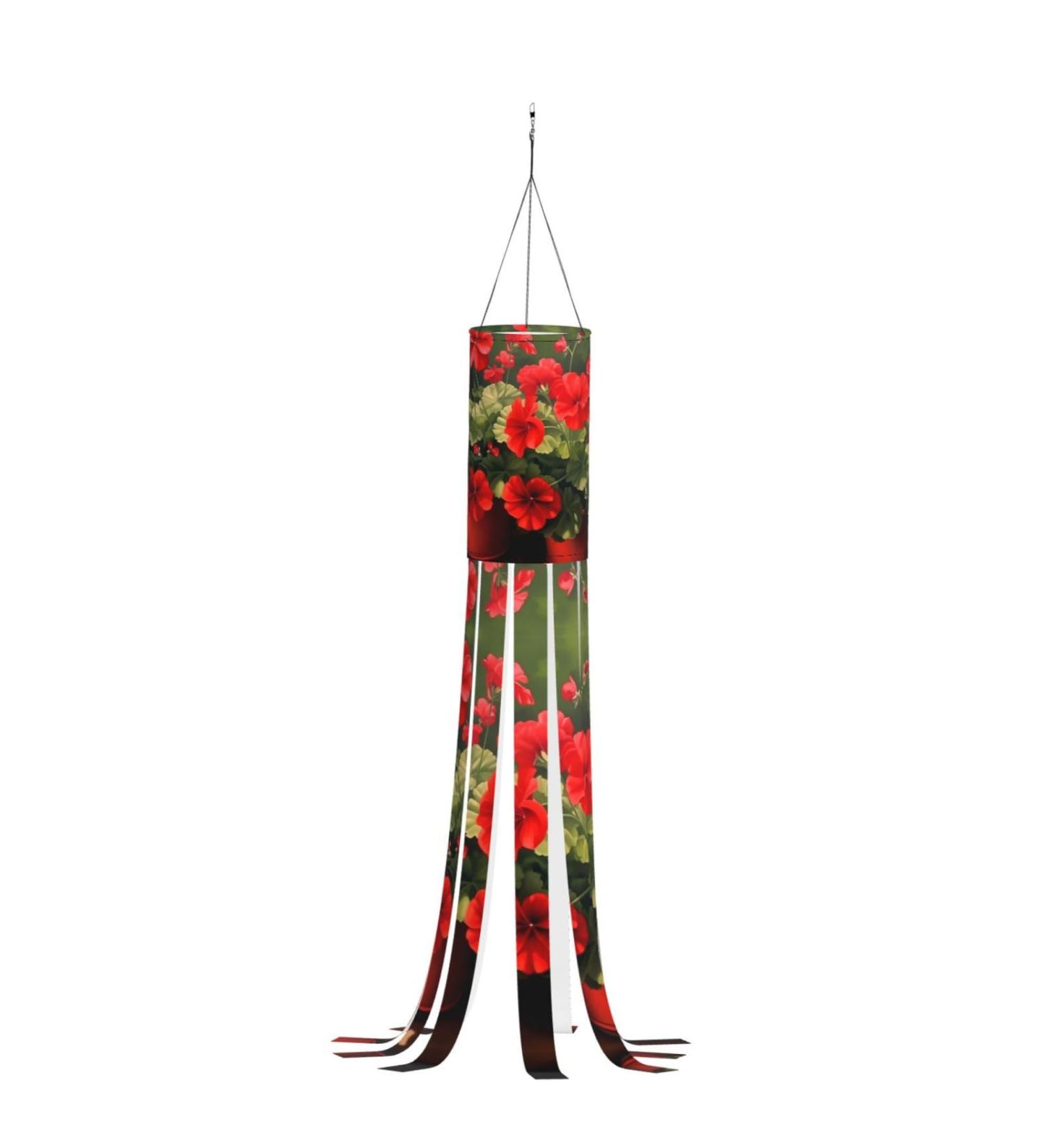 Red Geraniums Holiday Hair Dryer - Small Lightweight Wear-Resistant Oxford Cloth for Halloween Decoration - Buy Online on GoSupps.com