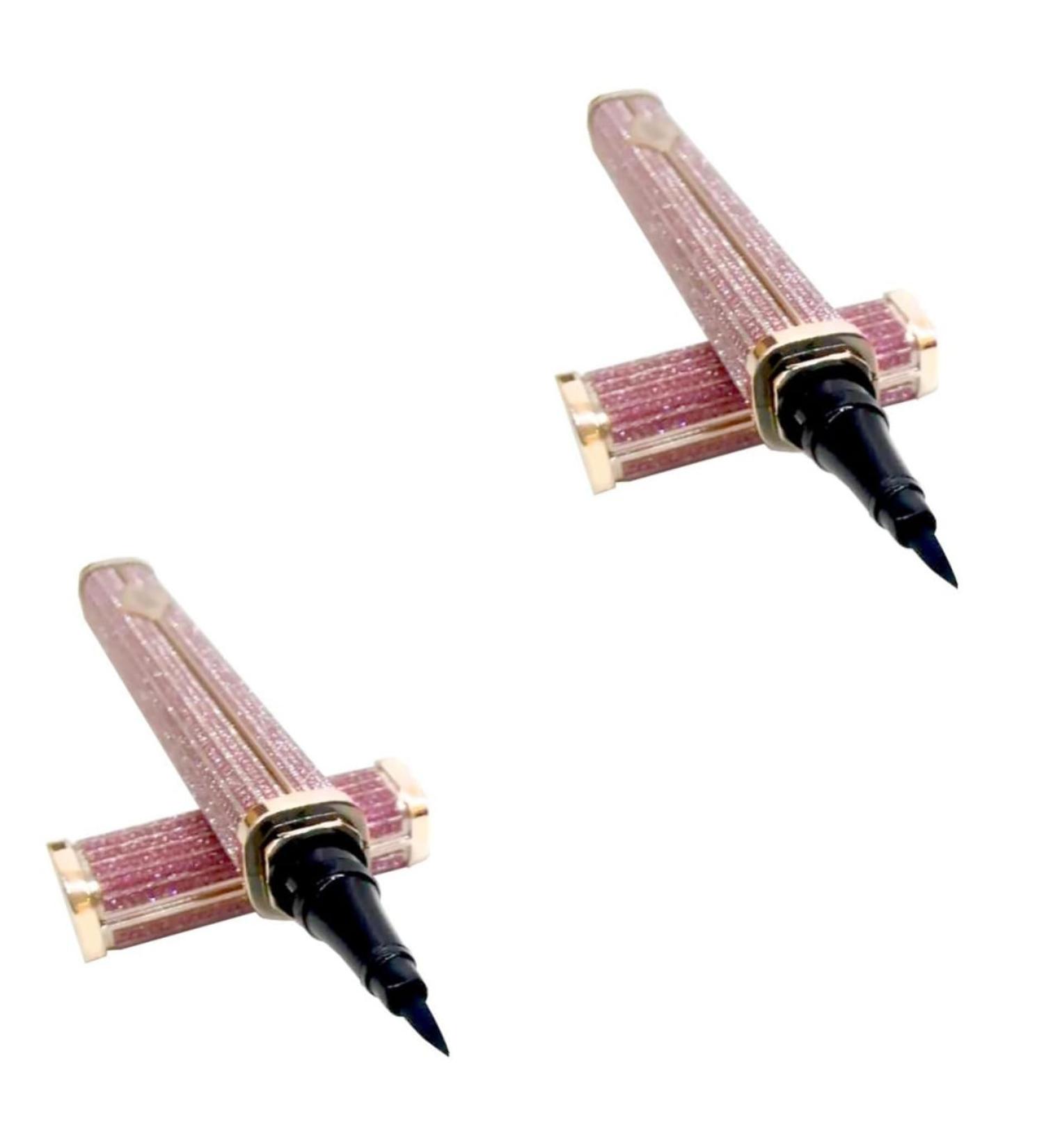 Beavorty 2pcs Eyeliner Liquid Liner Lash Glue Pen Eye Makeup Black Makeup Make up Kit Miss No Smudge - Buy Online on GoSupps.com