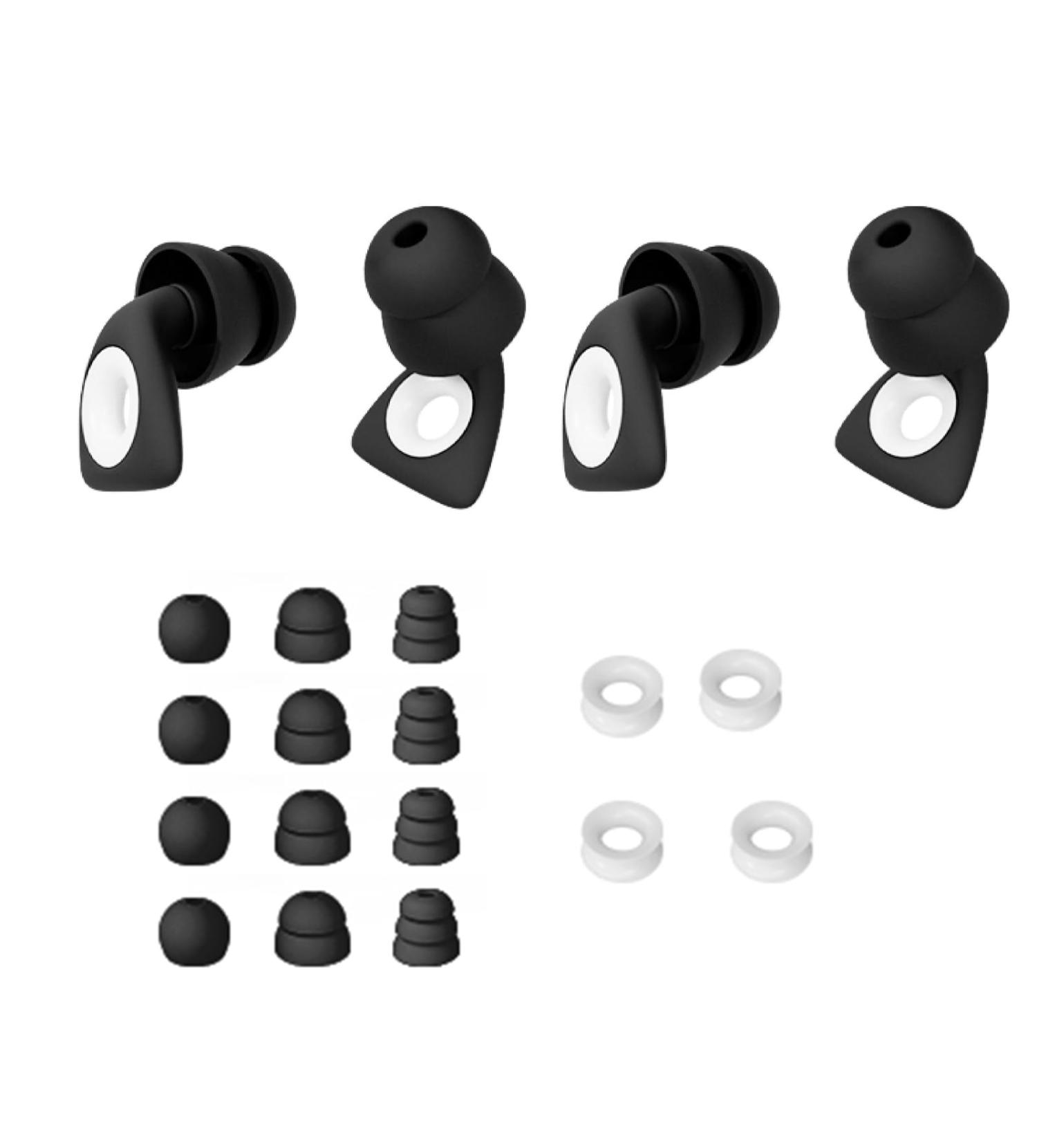 Soft Earplugs Sleeping Earplugs 1 Set Silicone Earplugs for Effective Noise Reduction Soft Reusable Ear Plugs for Peaceful Sleep Quiet Environment Ideal for Home Office Black A A Black - Buy Online on GoSupps.com