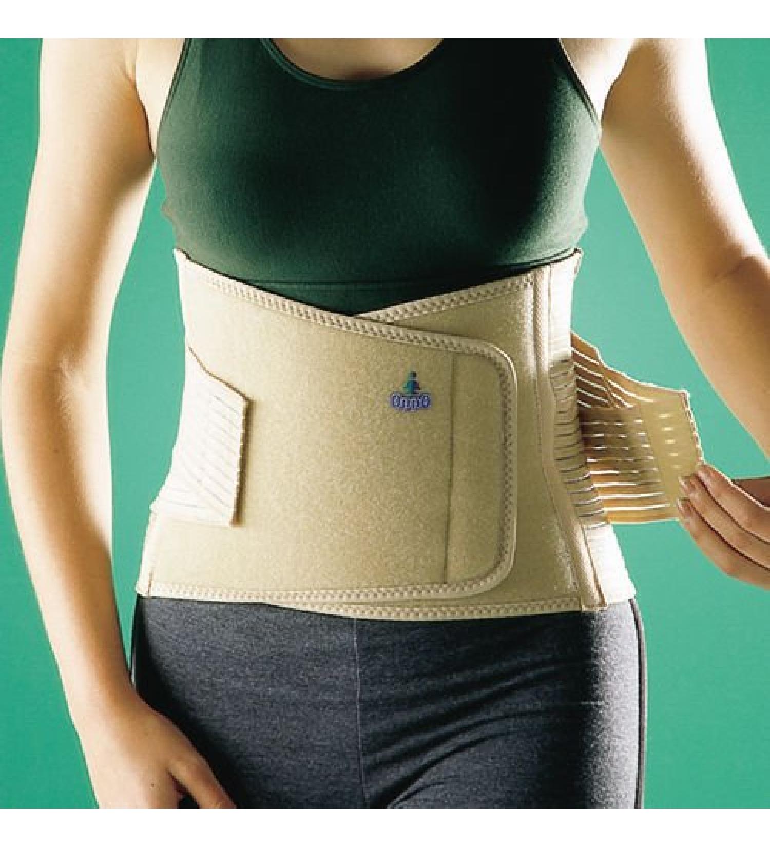 Oppo 2264 Back Sacro Lumbar Neoprene Strap Support 9" Double Pull Brace Wrap (Medium)