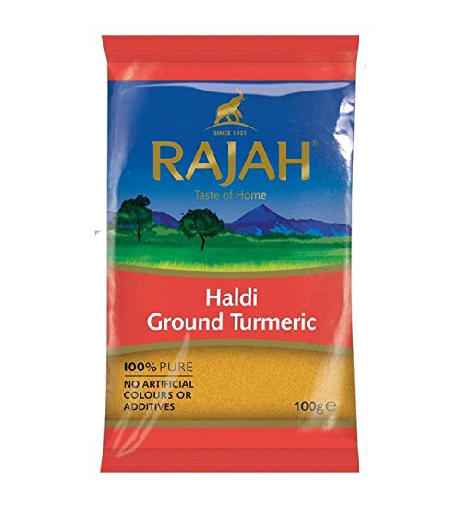 Rajah Haldi Ground Turmeric 100g Pack of 3