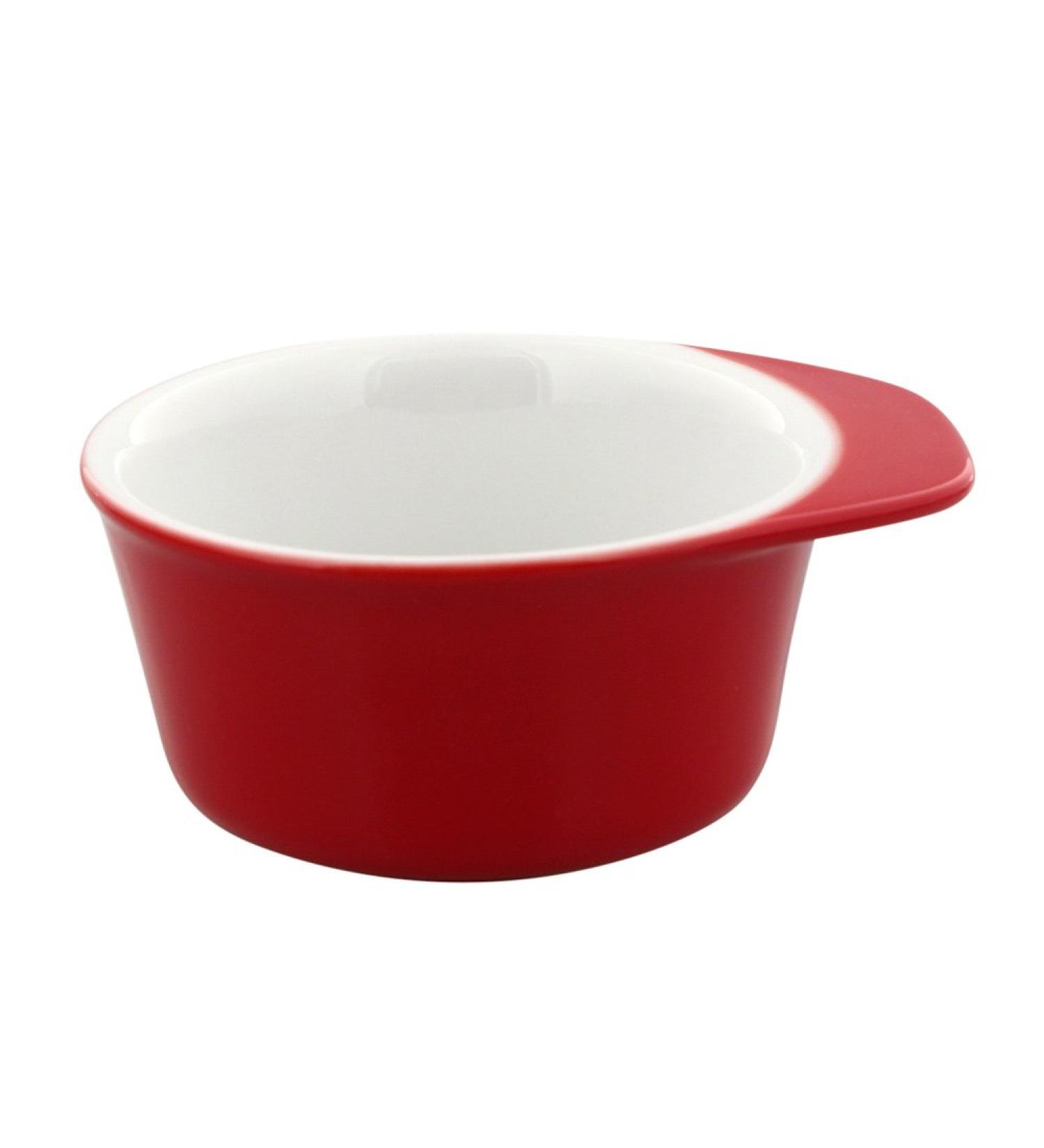 Buy Aurawerk Red Porcelain Shaving Bowl | Premium Shaving Soap Dish for Men - Buy Online on GoSupps.com