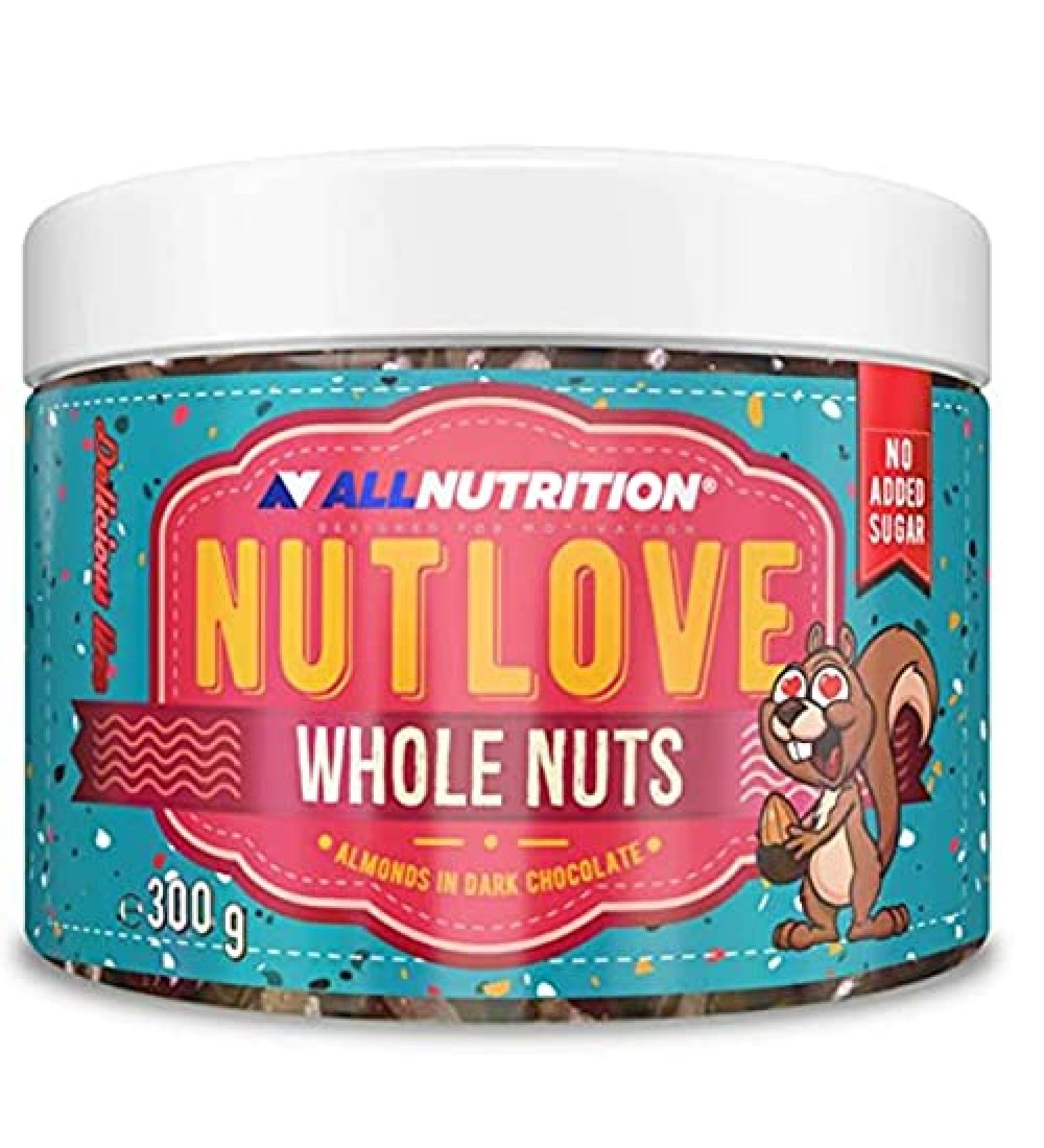 ALLNUTRITION NUTLOVE WHOLENUTS (Hazelnut in the Dark Milk and White Chocolate)