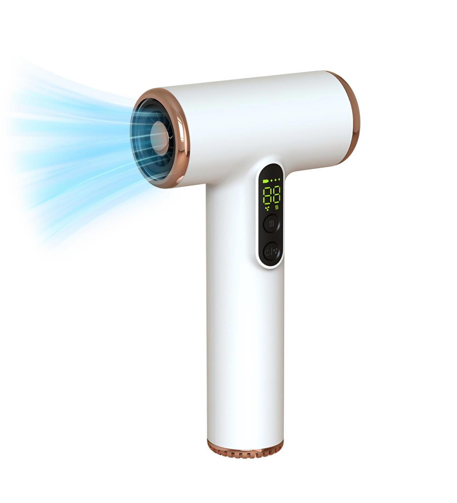 Professional Cordless Hair Dryer Quiet USB Rechargeable Battery Hair Dryers Fast Drying Portable Hairdryers Small Blow Dryer for Women Baby Dorm Camping Travel 15000mAh - Buy Online on GoSupps.com