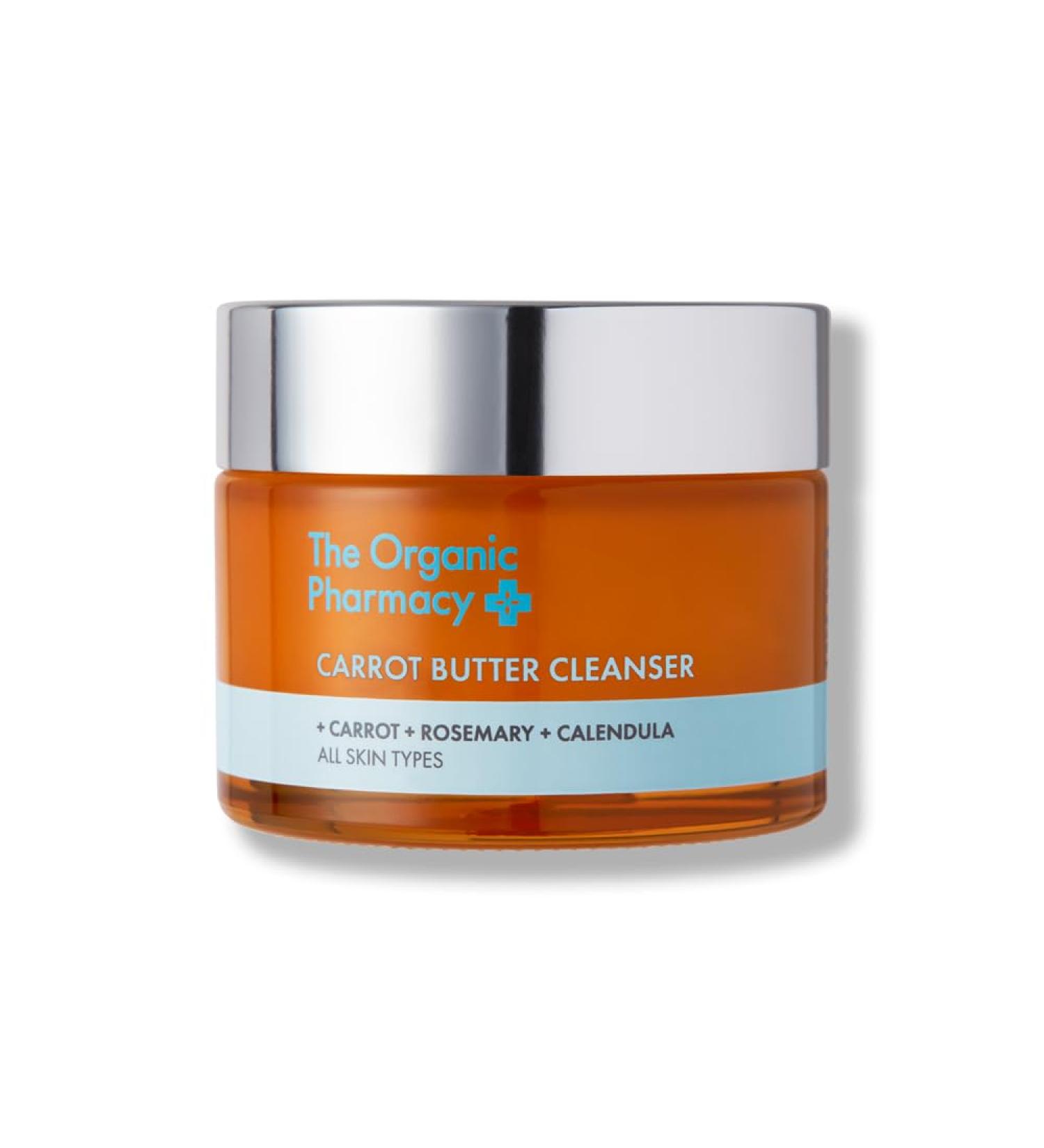 The Organic Pharmacy Carrot Butter Cleanser 50ml - Balm-to-oil - Remove Impurities and Make-up - Rich in Beta Carotene - 99.8% Organic 99.9% Natural - Buy Online on GoSupps.com