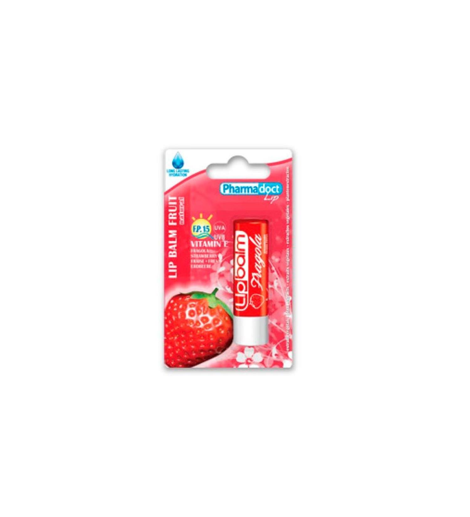 Pharmadoct - STRAWBERRY Lipstick with plant extracts 1pc - 5.7ml