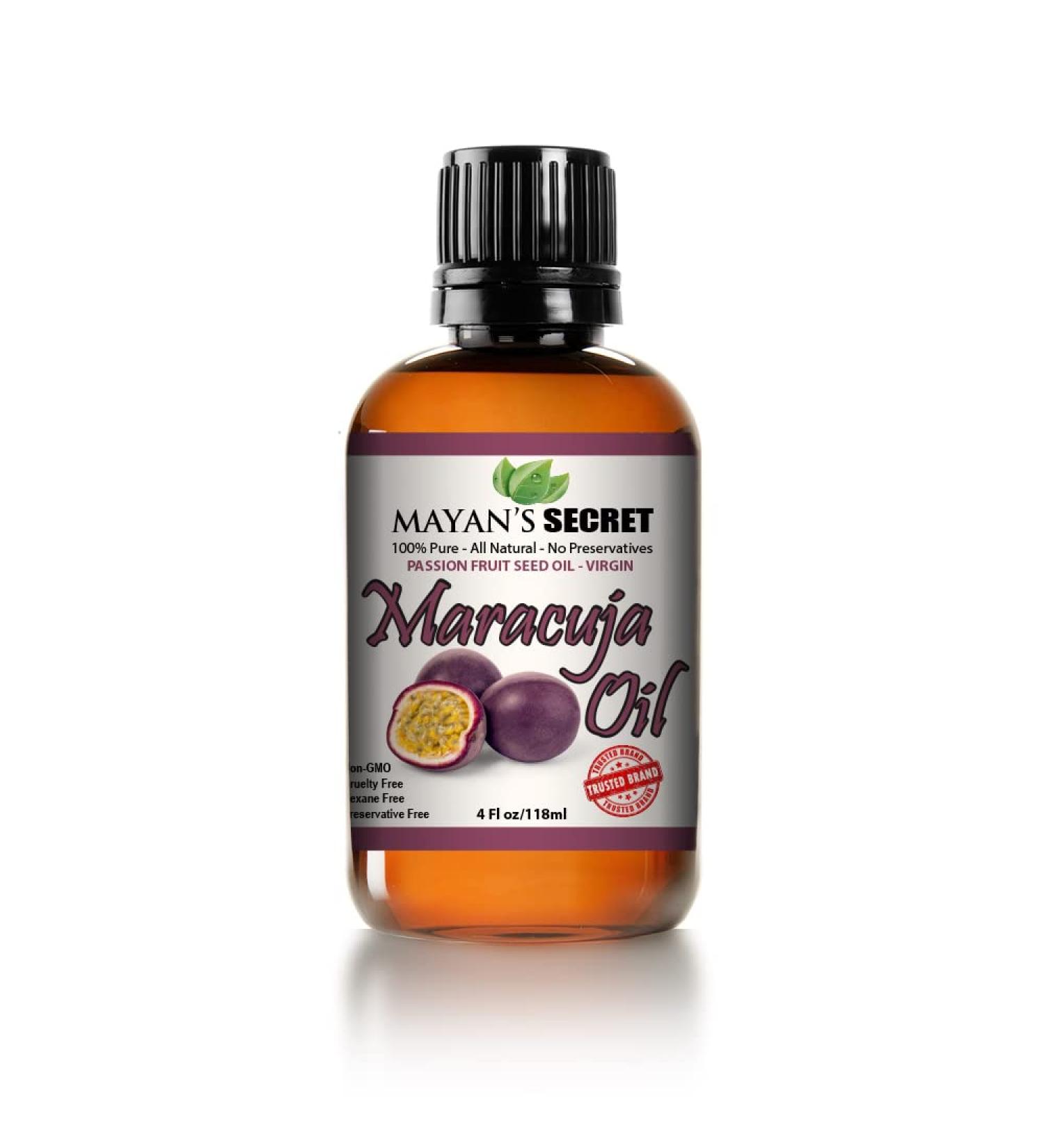 Mayan's Secret Passion Fruit Seed Oil - 100% Pure, Natural & Cold Pressed - Buy Online on GoSupps.com