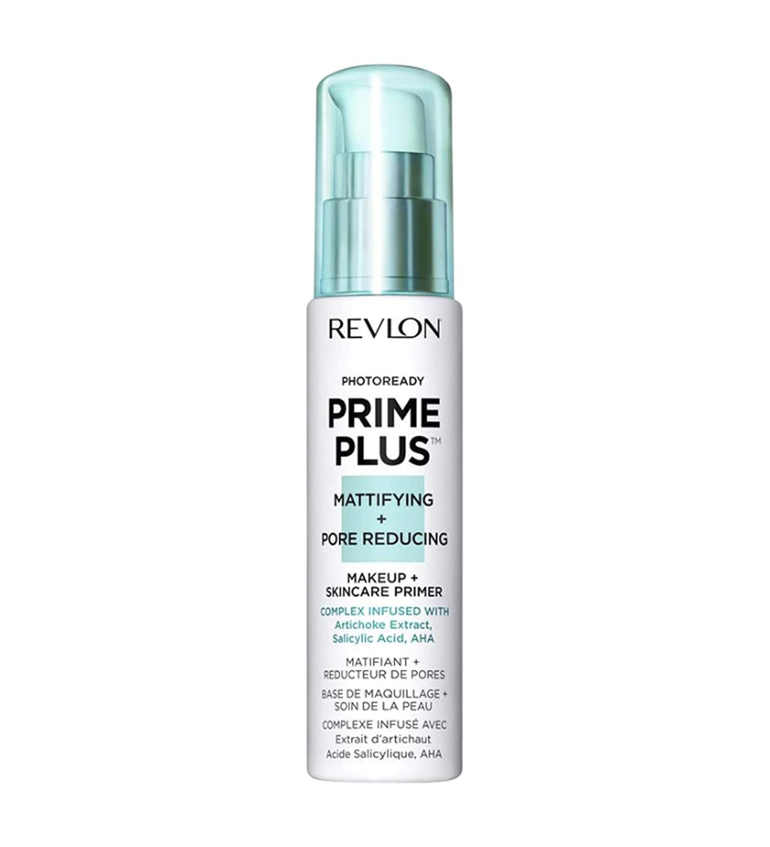 Revlon PhotoReady Prime Plus Face Primer | Blurs Fine Lines | Mattifying Formula with Salicylic Acid and AHA | 1 Oz - Buy Online on GoSupps.com