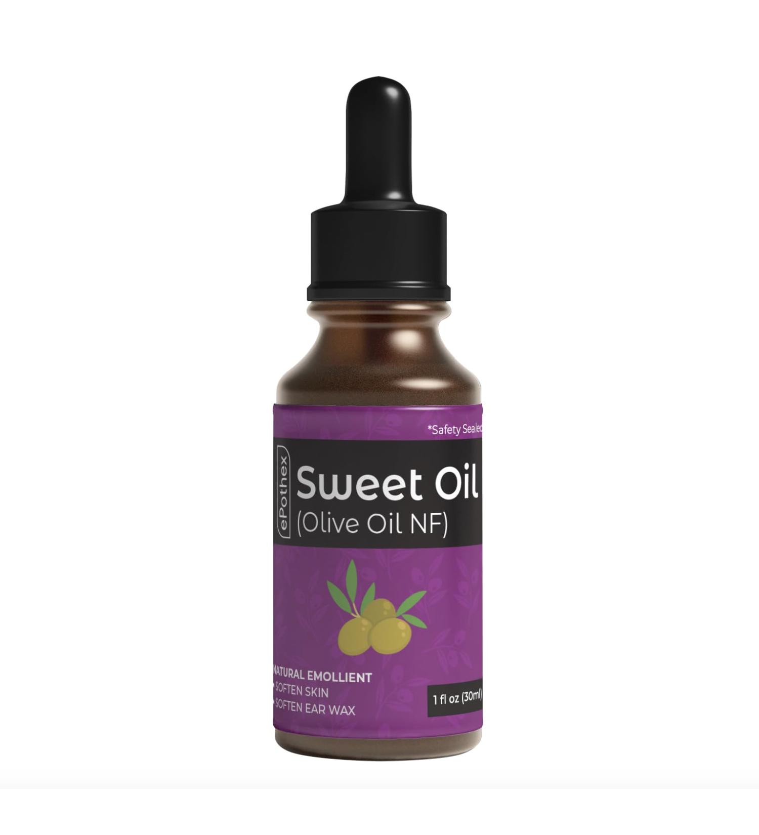 Sweet Oil with Dropper - Pure All Natural Earwax Removal Oil - 30ml - International Shipping Available - Buy Online on GoSupps.com