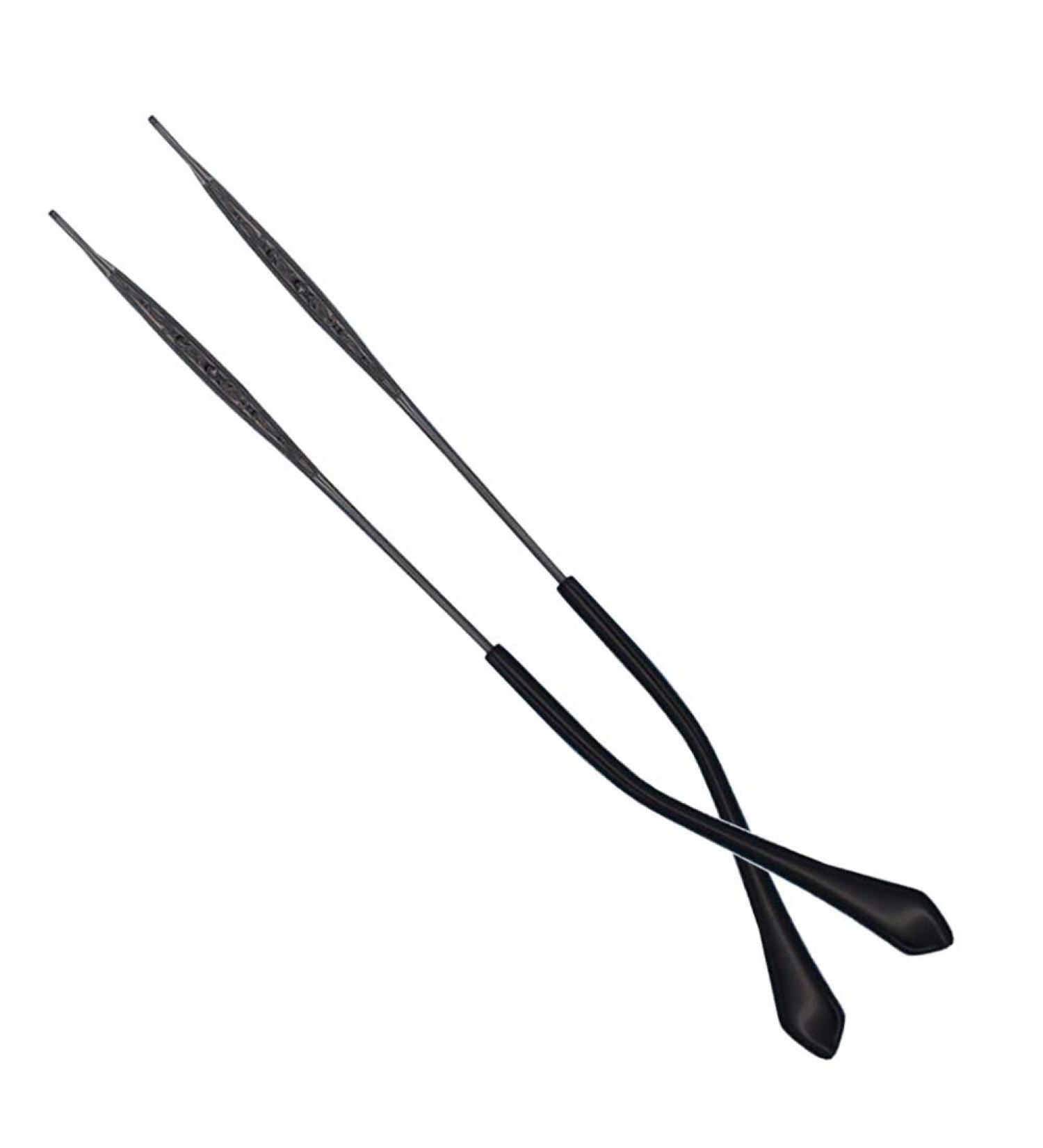Munani glasses arm leg glass replacement glass of glasses glasses spectacle replacement accessories 1 pair of classic metal frame frame and glasses-brilliant replacement bars gray
