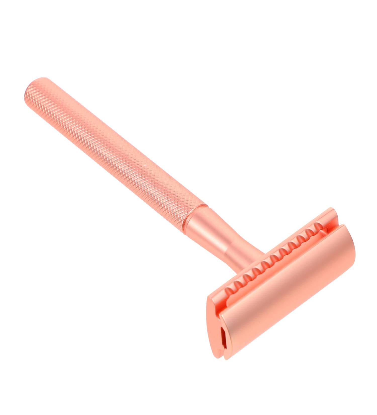 Fomiyes 5 Manual Safety Razor for Women - Double-Edged Lady Shaver with Long Handle & Blades - Perfect for Beard & Body - Buy Online on GoSupps.com