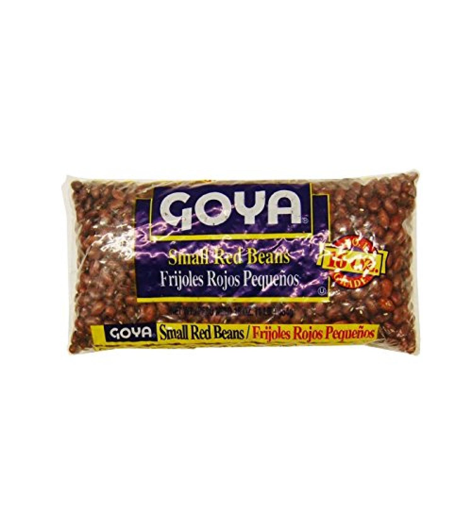 Goya Small Red Beans, 1 Pound - Pack of 3