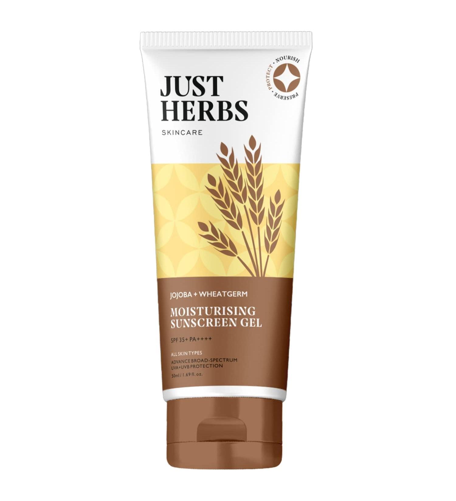 SPF 35 Sunscreen Gel - Lightweight Broad Spectrum PA 35 with Jojoba & Wheatgerm Paraben Free for All Skin Types - 50ml - Buy Online on GoSupps.com