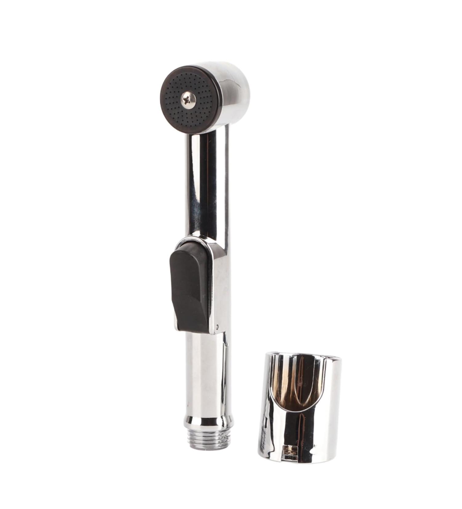 Durable ABS Shattaf Shower Bidet - Handheld Chrome Toilet Spray | International Shipping - Buy Online on GoSupps.com