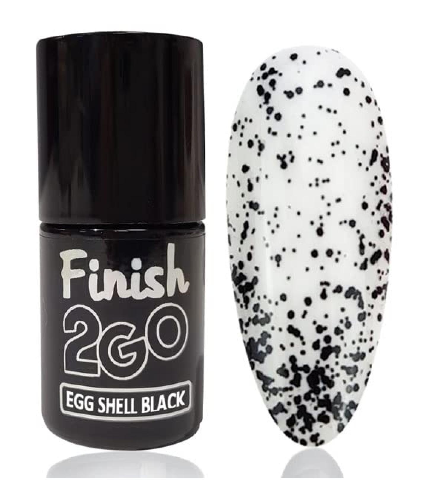 Finish2Go UV/LED Sealing Gels in Brush Bottle without Sweat Layer (Black Dots) - Buy Online on GoSupps.com