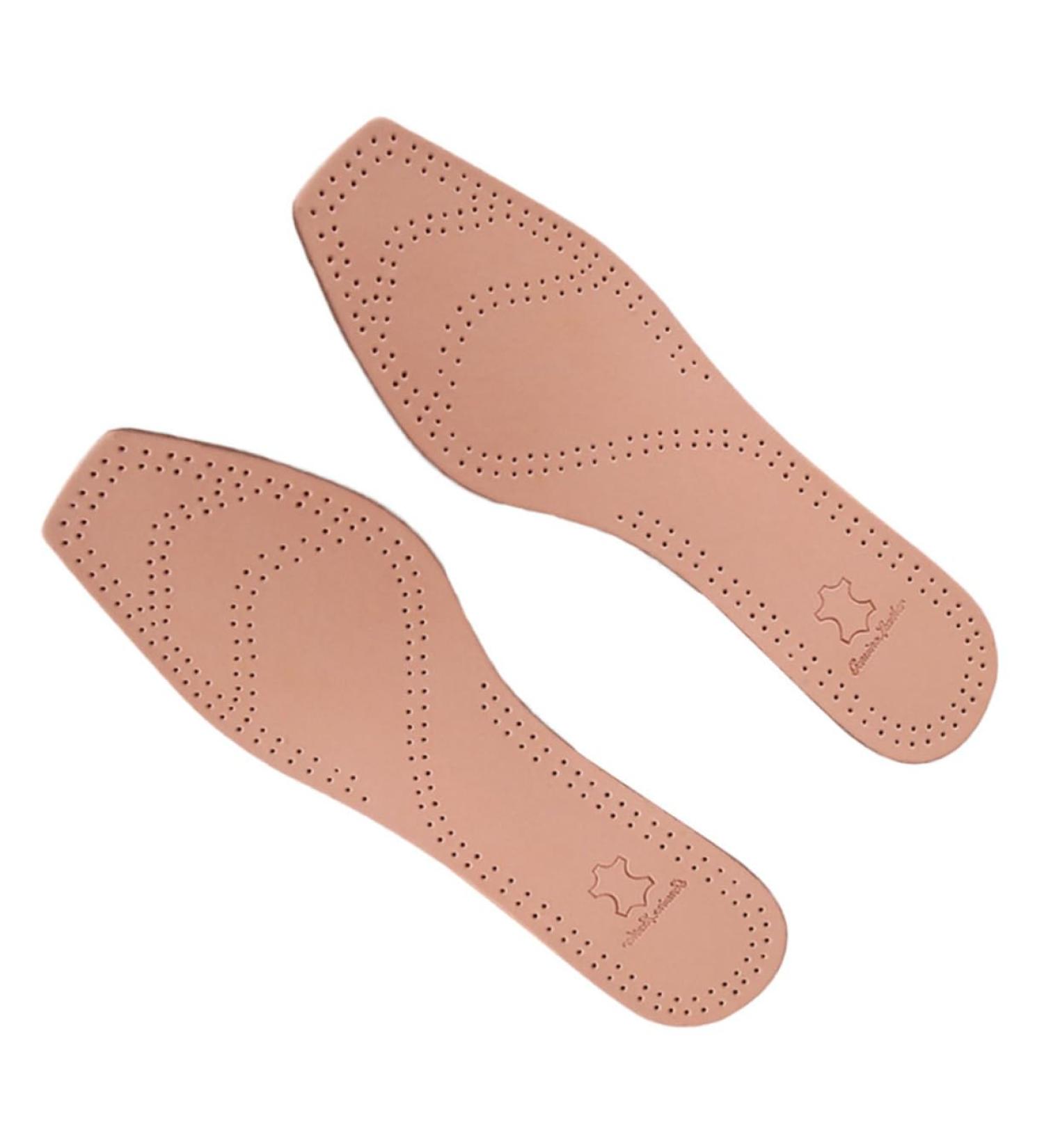 Buy Leather Arch Support Insoles - Portable Massaging Shoe Inserts for Flat Shoes - Breathable Comfort | 23.3cm - Buy Online on GoSupps.com
