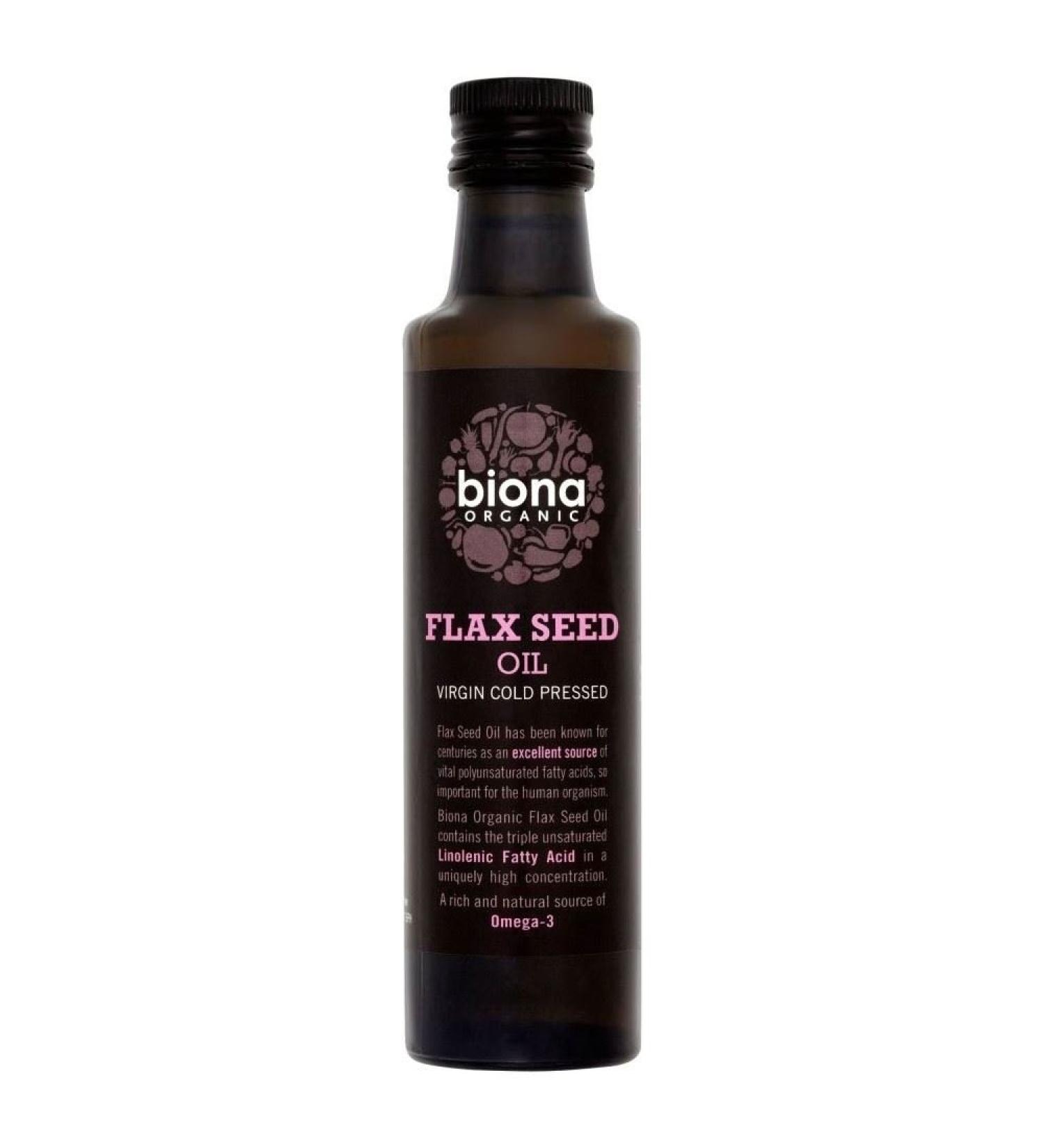 Biona Organic Cold Pressed Flax Oil (250ml)