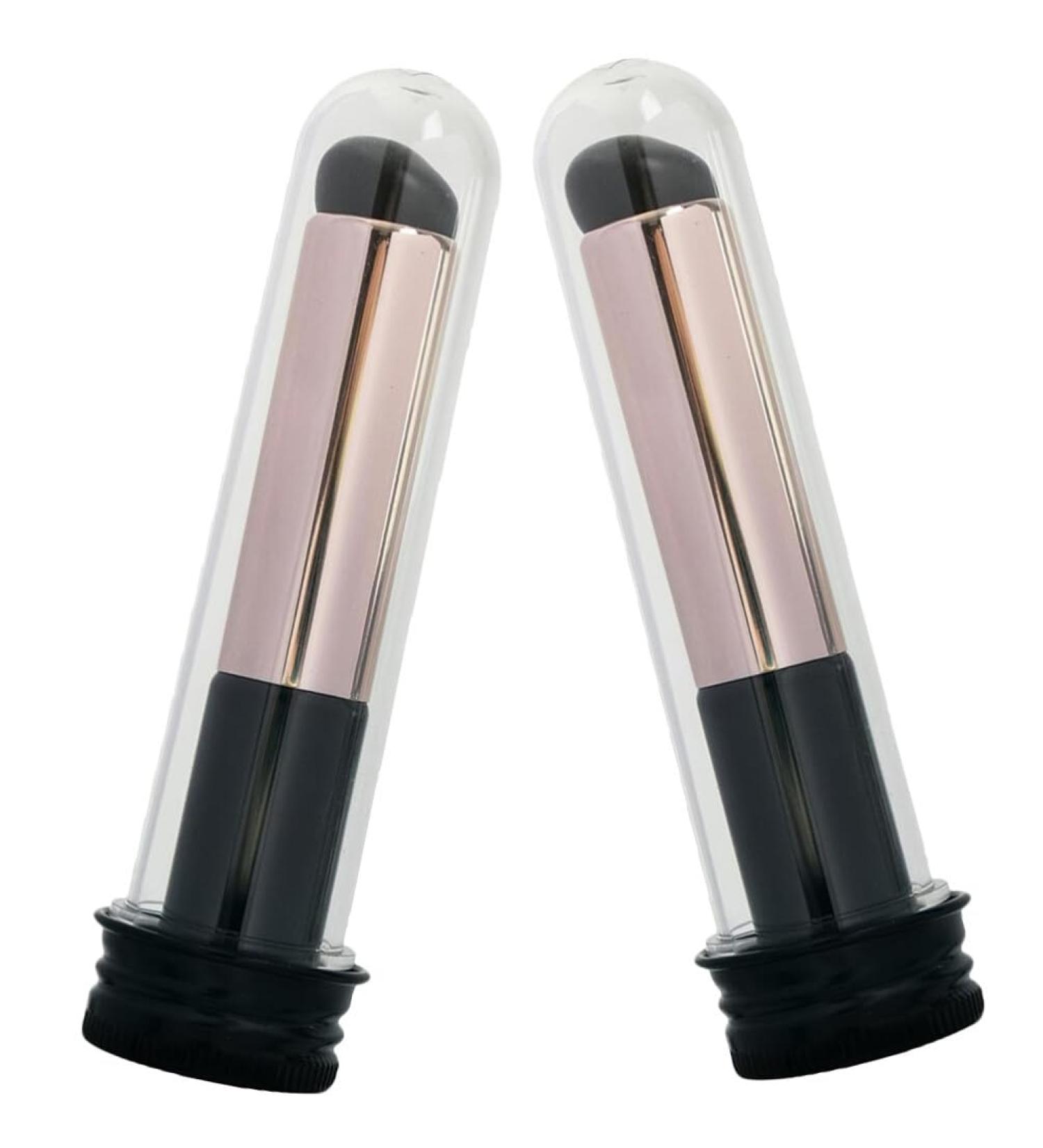 Mipcase Silicone Lip Brush Set - 2 Reusable Applicators for Lipstick Lip Balm Lip Gloss & Concealer - Buy Online on GoSupps.com