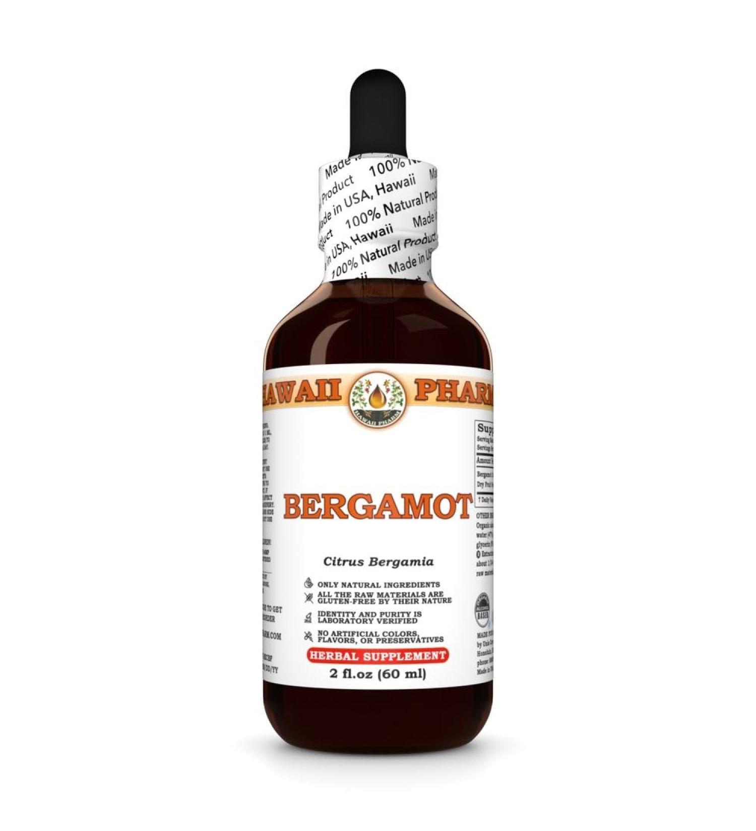 Bergamot Extract, Tincture for Lipid Balance, Supports Cognitive Clarity, Eases Joint Discomfort, Natural Wellness - 2 fl.oz 2 Fl Oz (Pack of 1) - Buy Online on GoSupps.com