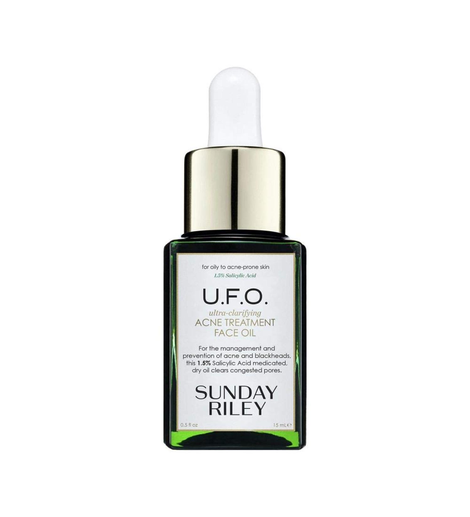 Sunday Riley U.F.O. Ultra-Clarifying Salicylic Acid & Tea Tree Acne Treatment, 0.5 Fl Oz - Buy Online on GoSupps.com