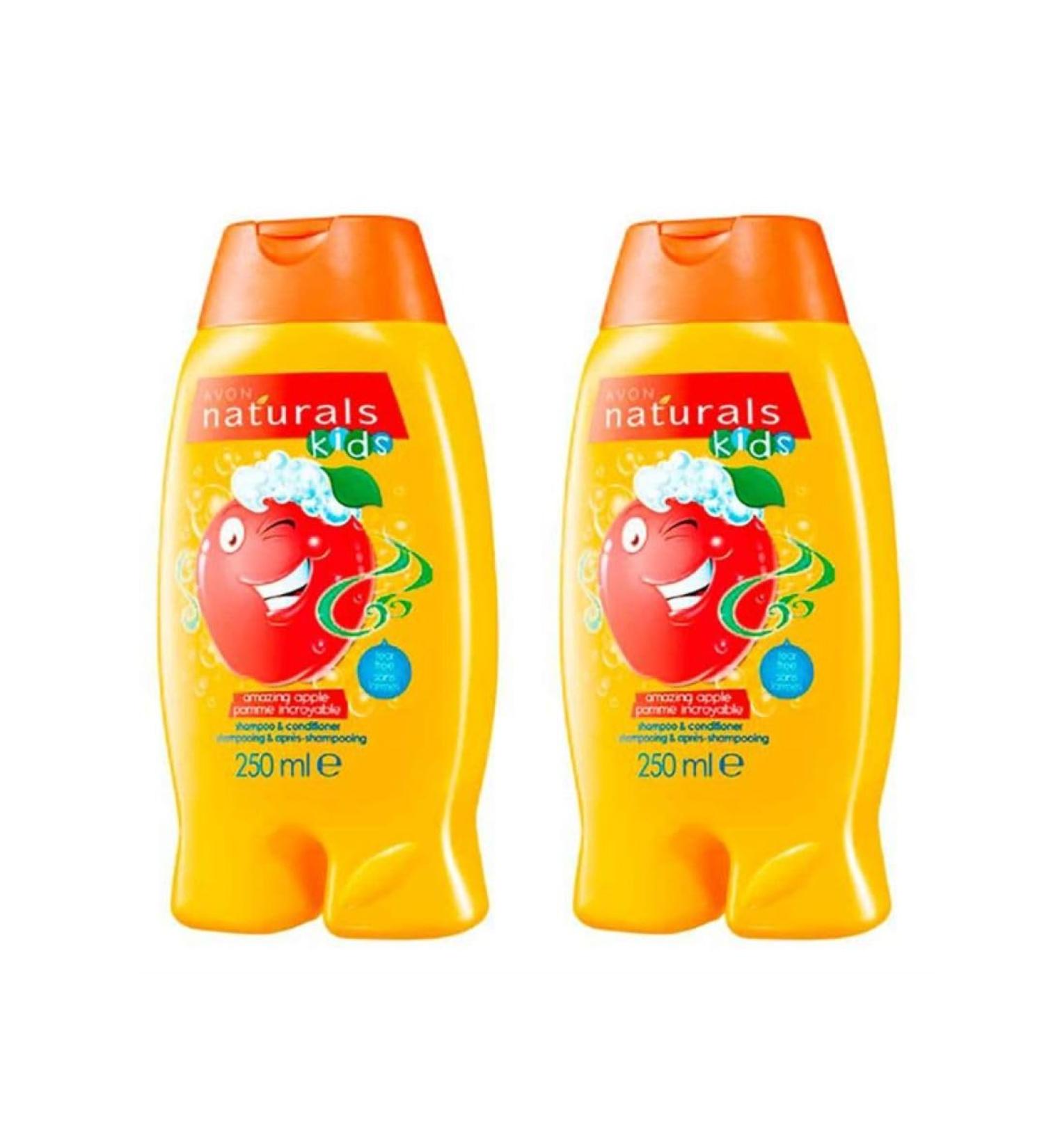 Avon Kids Amazing Apple Shampoo & Conditioner | Pack of 2 - Buy Online on GoSupps.com