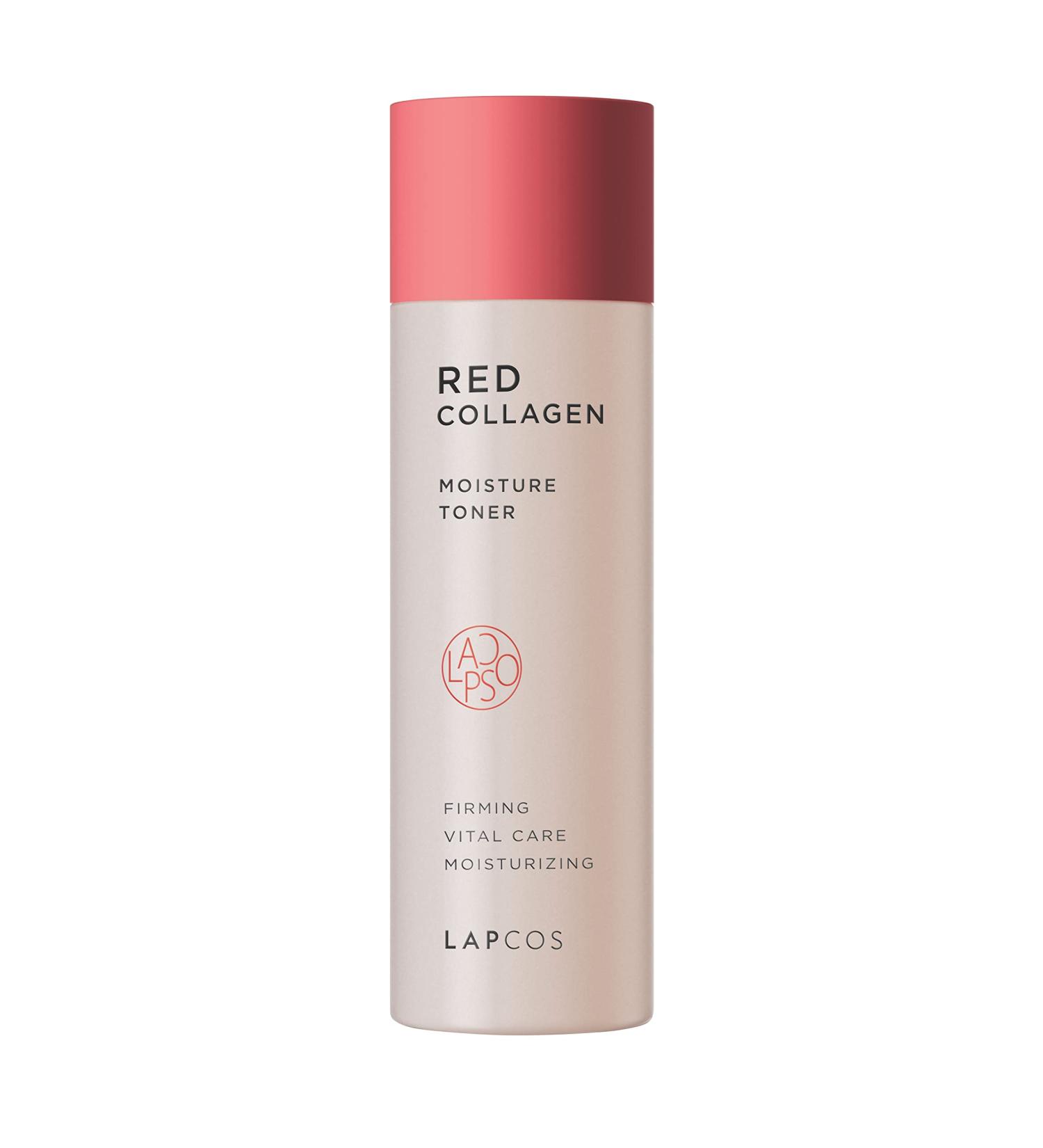 LAPCOS Red Collagen Toner - Vegan Face Toner | Hydrate & Rebalance Skin with Niacinamide | 4.39 Fl Oz | International Shipping Available - Buy Online on GoSupps.com
