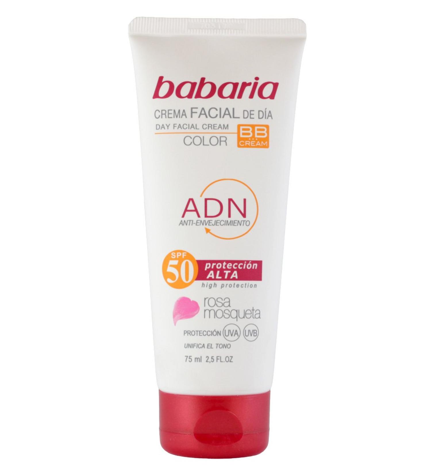 Babaria Rosa Mosqueta BB Gesichtssonnencreme LSF50 - Hoher Sonnenschutz f r Gesicht | 75ml | Internationale Lieferung - Buy Online on GoSupps.com