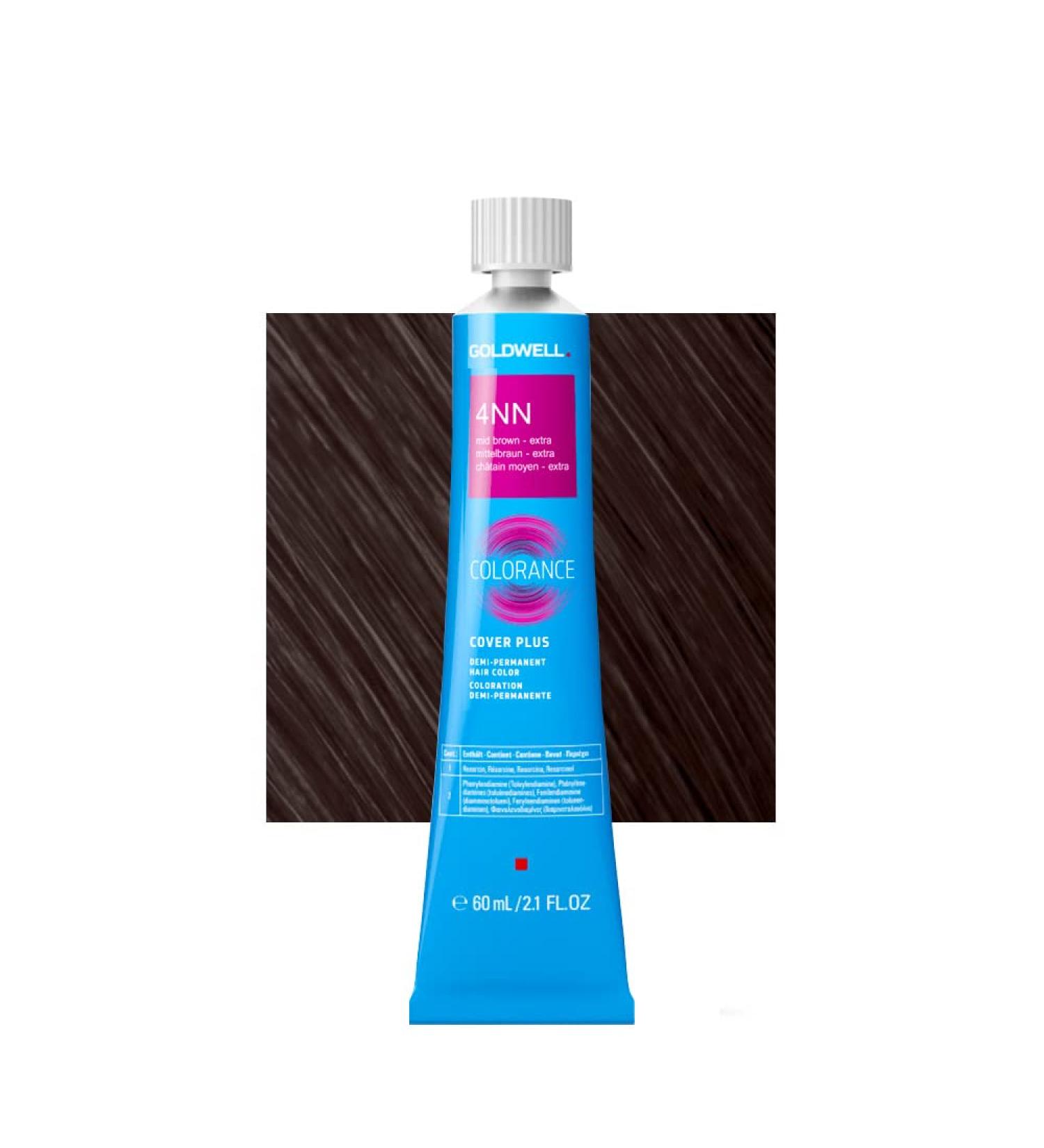 GOLDWELL Colorance Cover Plus 4NN Intense Medium Brown tb 60ml