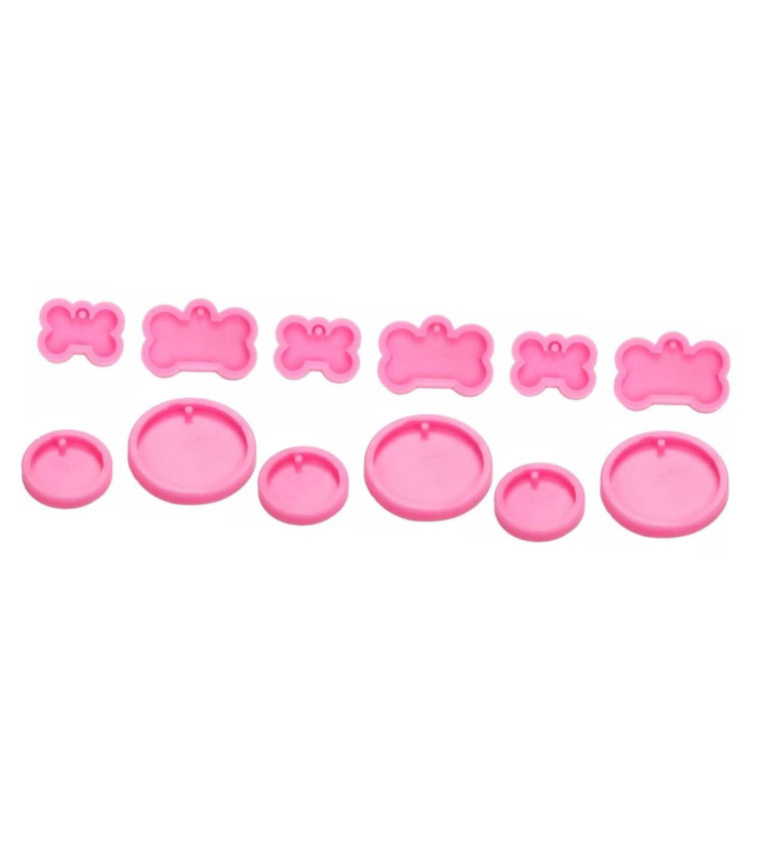 Abaodam 12 Pcs Tag Silicone Mold De para Gelatinas Resin Ornament Mousse Mold Baking Mold - Buy Online on GoSupps.com