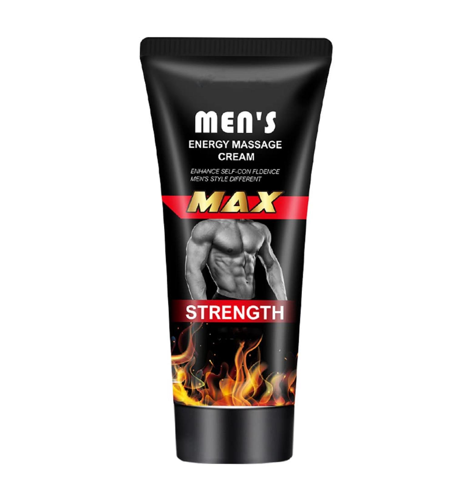 Massage Cream Extra Strength Massage Gel for Increase Size Thickness Strength and Performance for Male 60ml(Black)