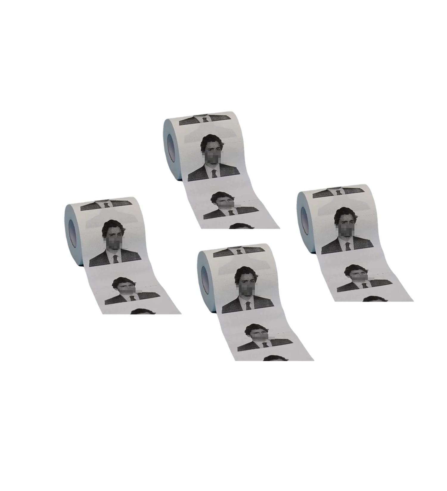 Trudeau Toilet Paper Roll Trudeau Funny Humor Gift Pack 4 Rolls - Buy Online on GoSupps.com