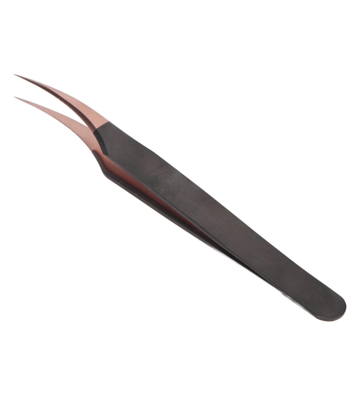 Eyelash Extension Tweezers - Ergonomic Precise Slightly Curved Tweezers for Salon Use - International Shipping Available - Buy Online on GoSupps.com